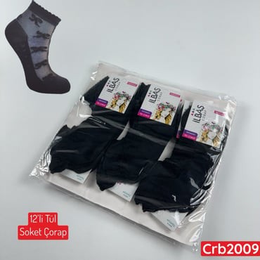 ZV-303 Tül Soket Çorap 12 ADET