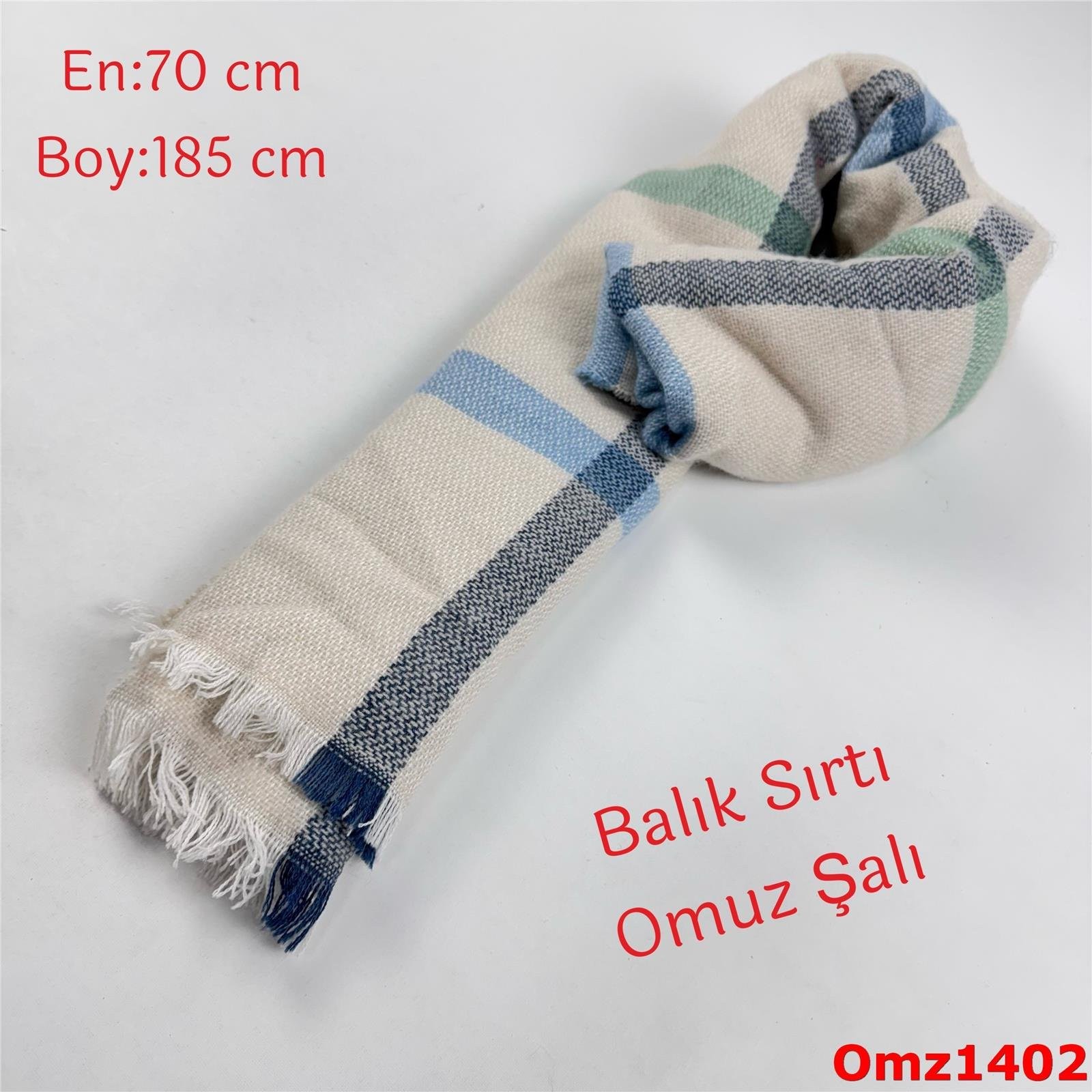 ZY-078 Düz Balıksırtı Omuz Şalı