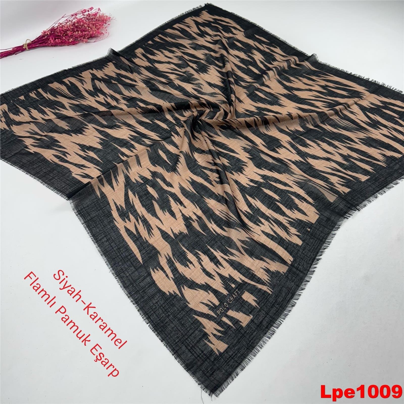 VA-007 Polo Craft Flamlı Pamuk Eşarp