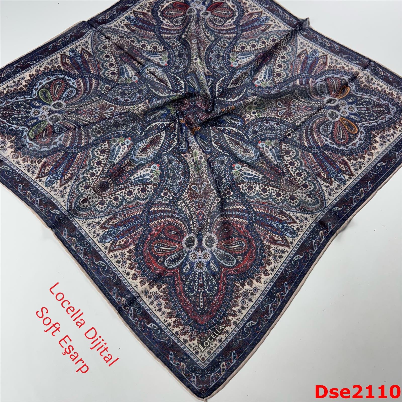 R-061 Locella El Dikişli Soft Eşarp