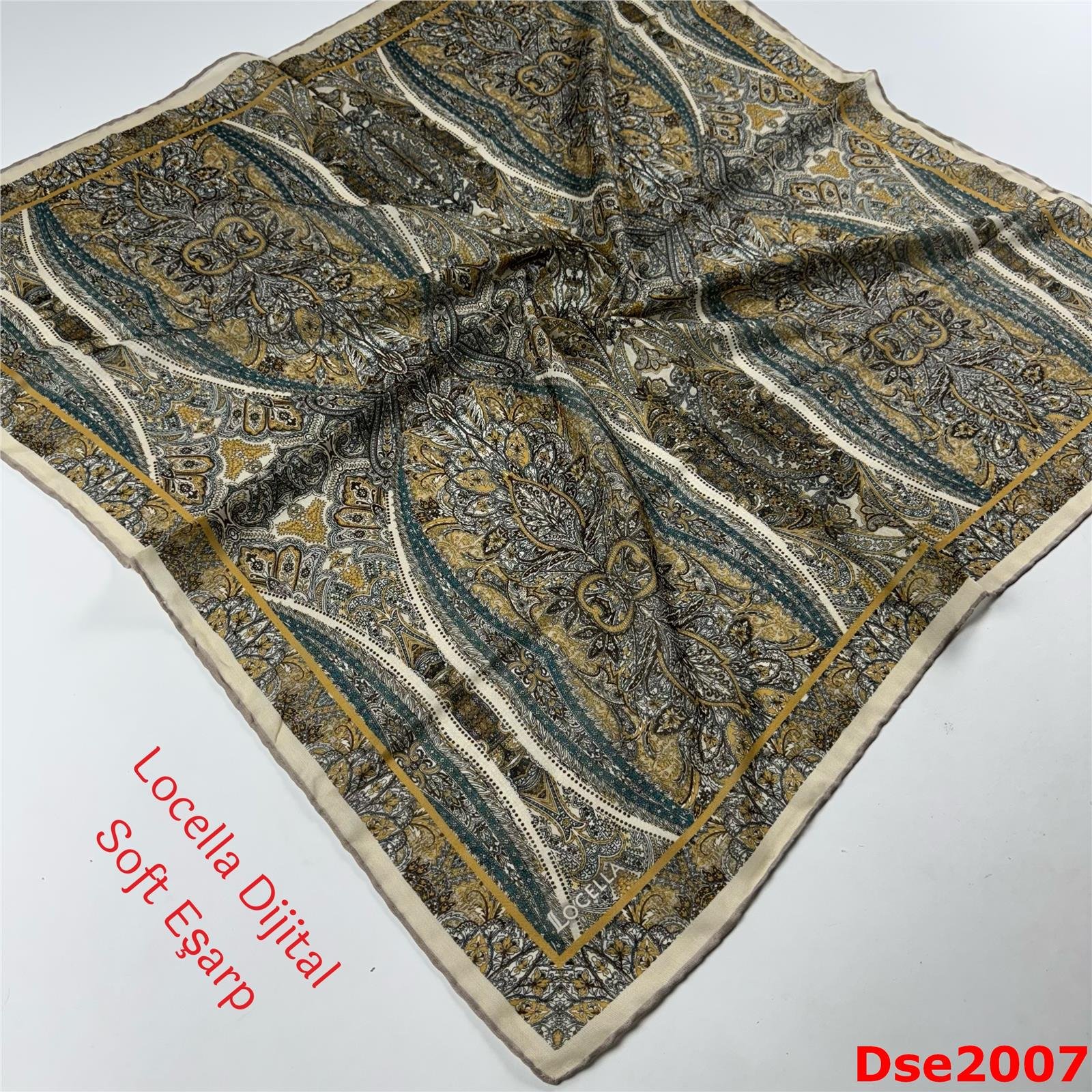 R-010 Locella El Dikişli Soft Eşarp