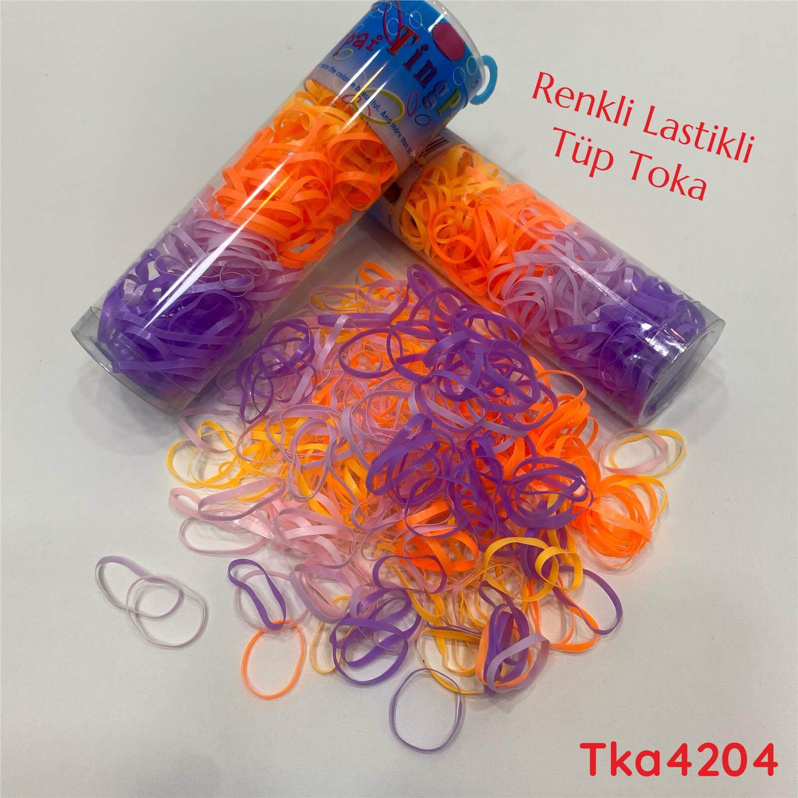 ZG-065 Renkli Lastikli Tüp Toka