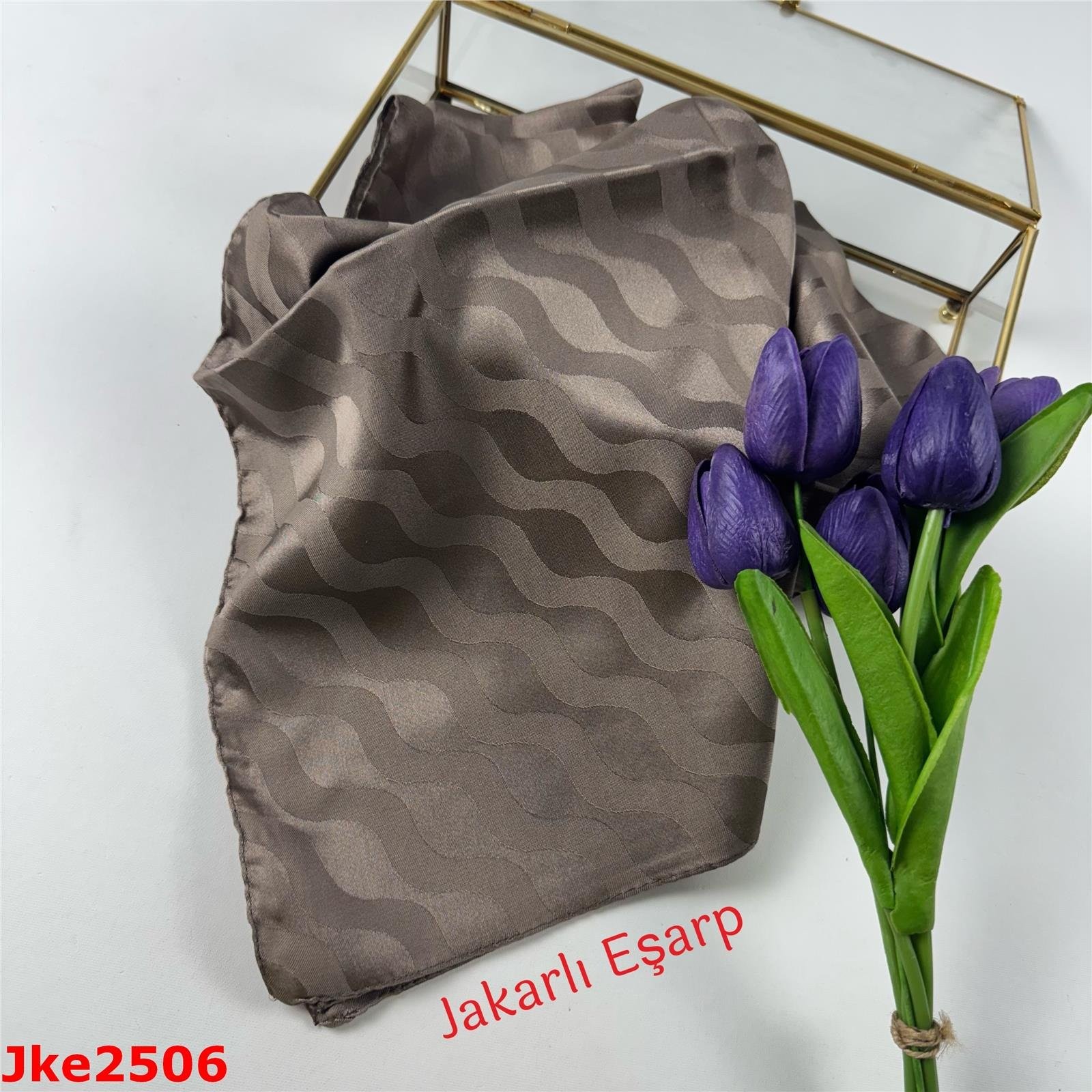 RA-100 Jakarlı İpeksi Eşarp