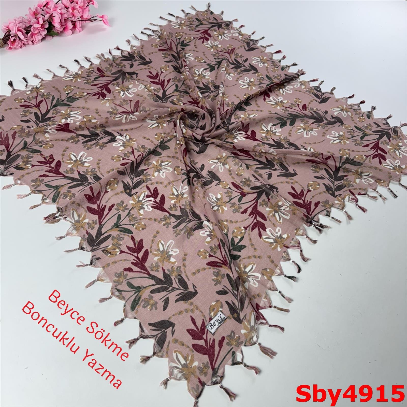 L-099 Beyce Sökme Boncuklu Yazma