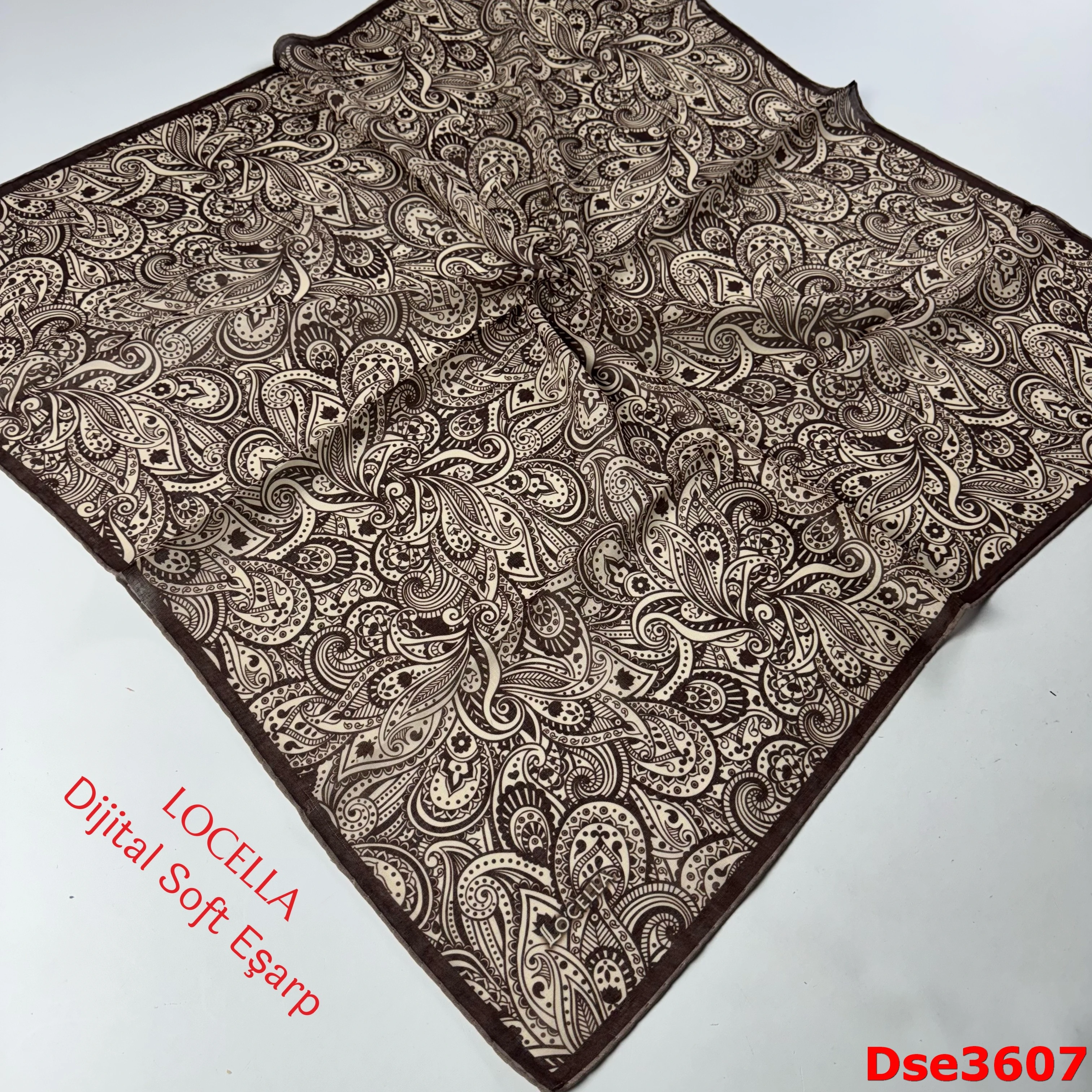 S-102 Locella El Dikişli Soft Eşarp