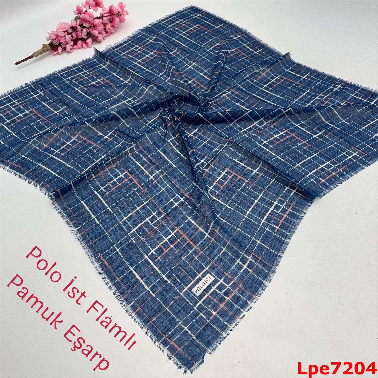 O-009 Polo İst Flamlı Pamuk Eşarp