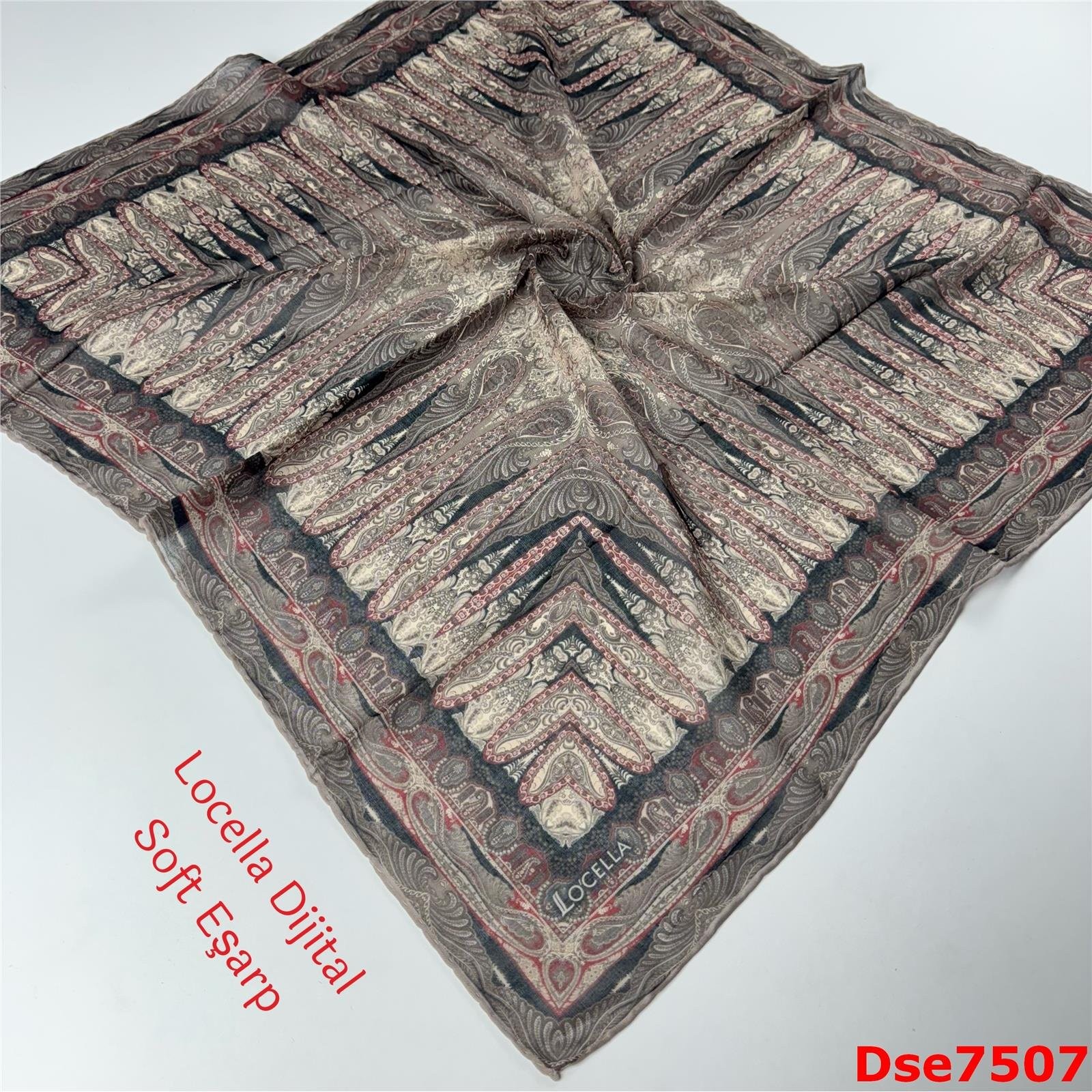 P-023 Locella El Dikişli Soft Eşarp