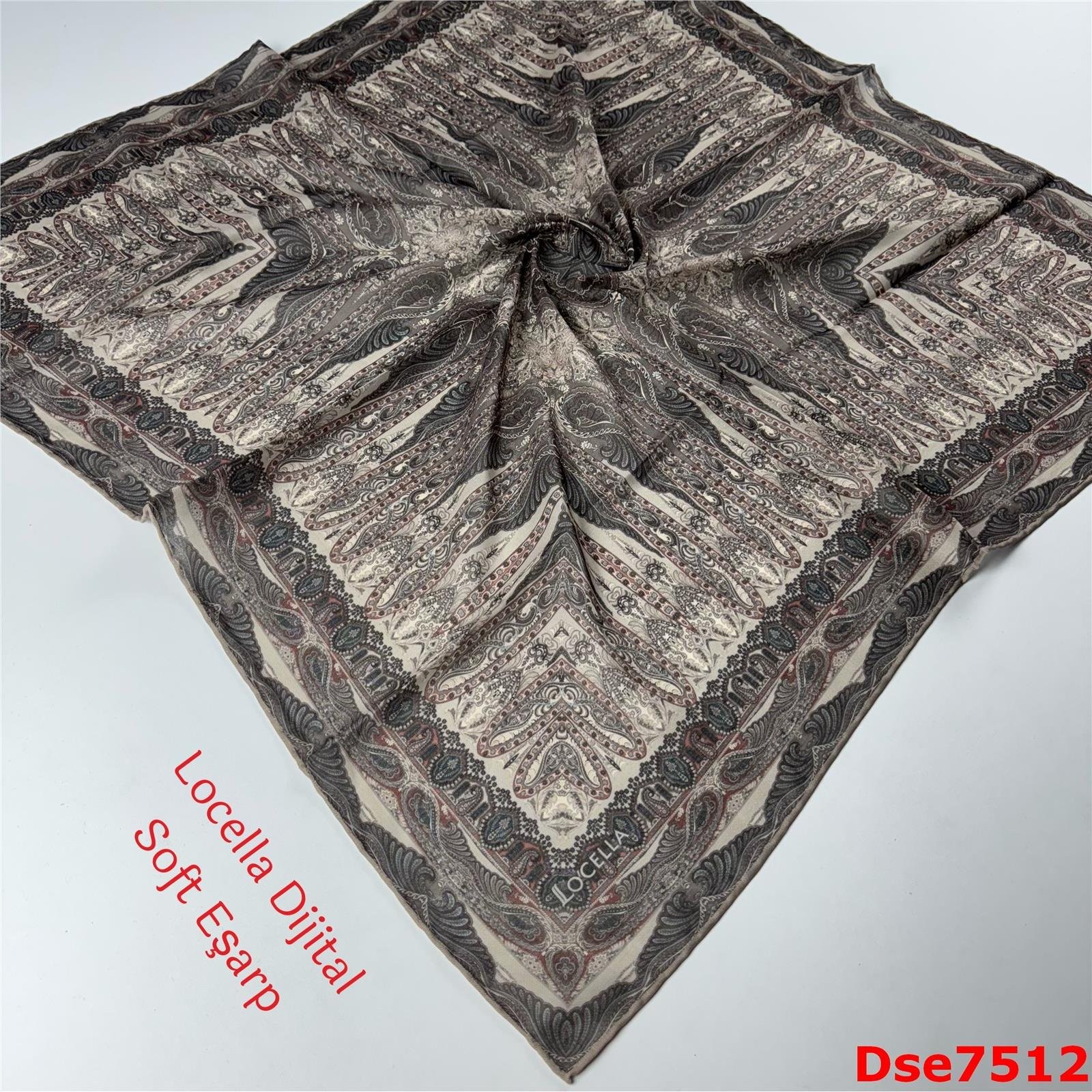 P-036 Locella El Dikişli Soft Eşarp