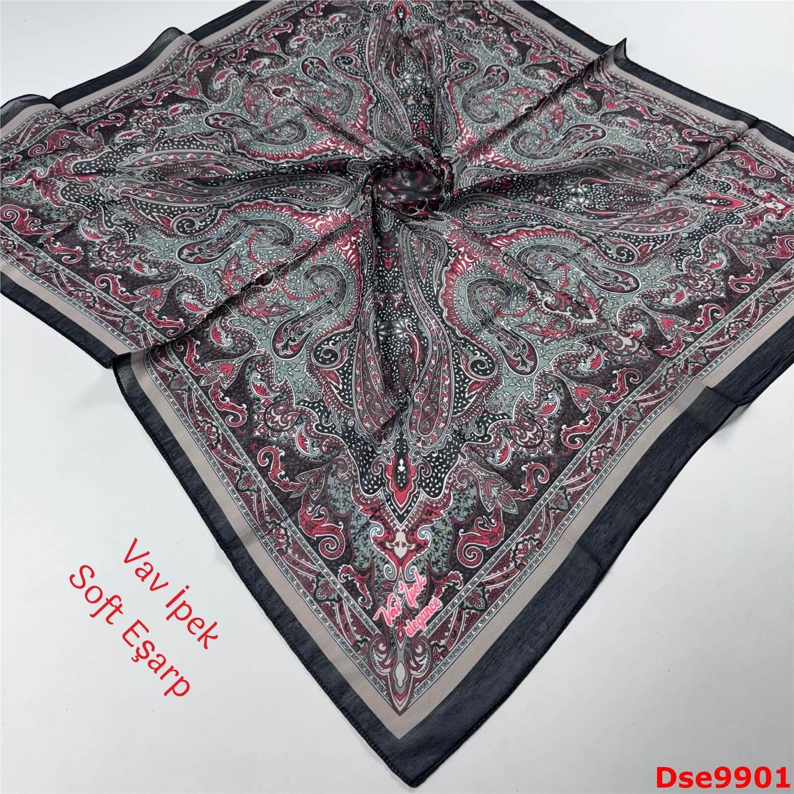 P-104 Vav İpek Soft Eşarp