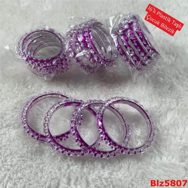 ZD-147 16'lı Plastik Taşlı Çocuk Bilezik