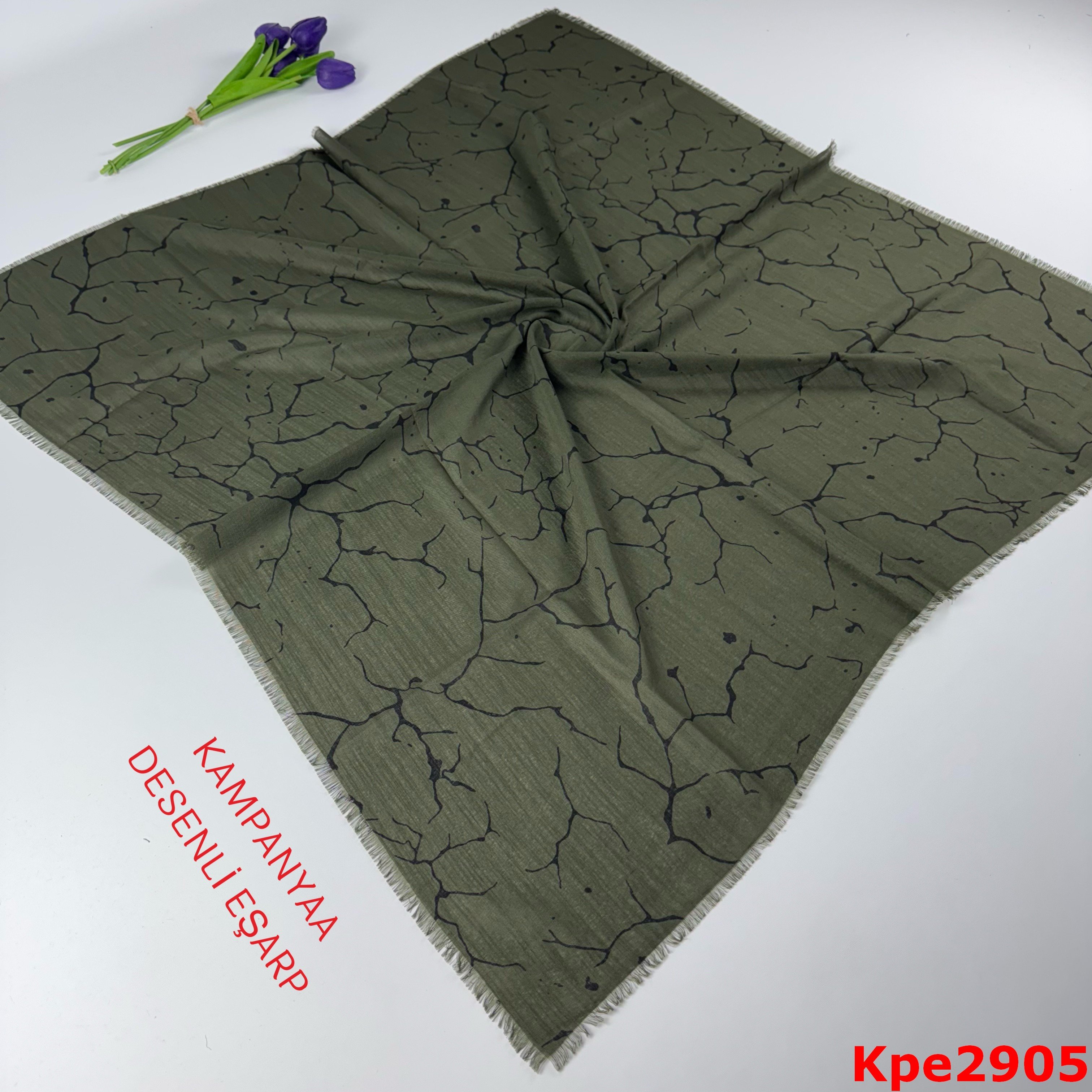 ZK-035 Kampanya Desenli Eşarp