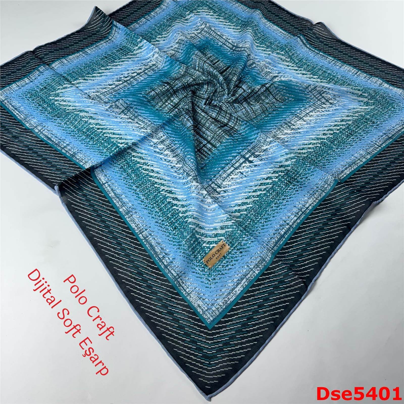 P-096 Polo Craft Dijital Soft Eşarp