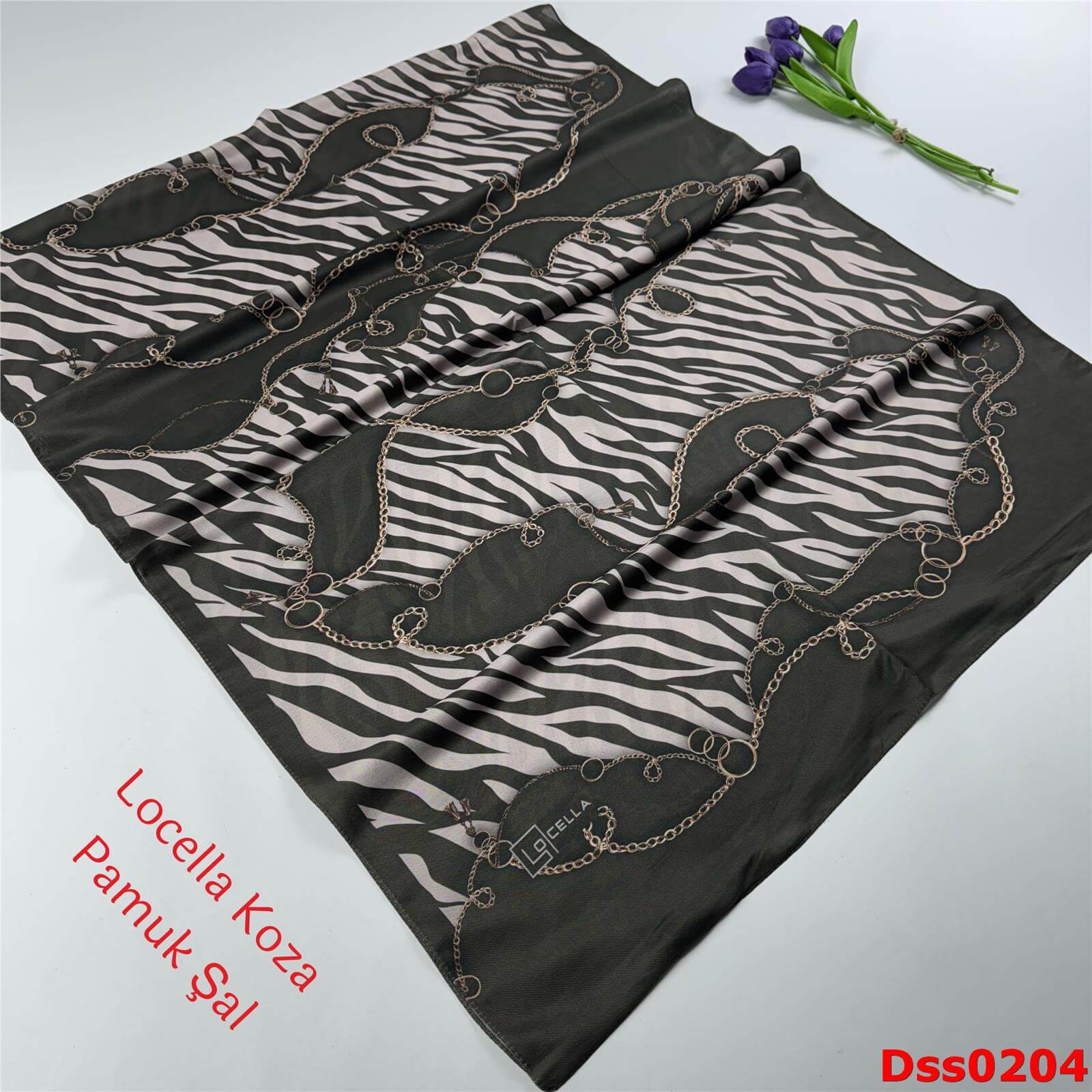 Y-118 Locella Koza Pamuk Şal