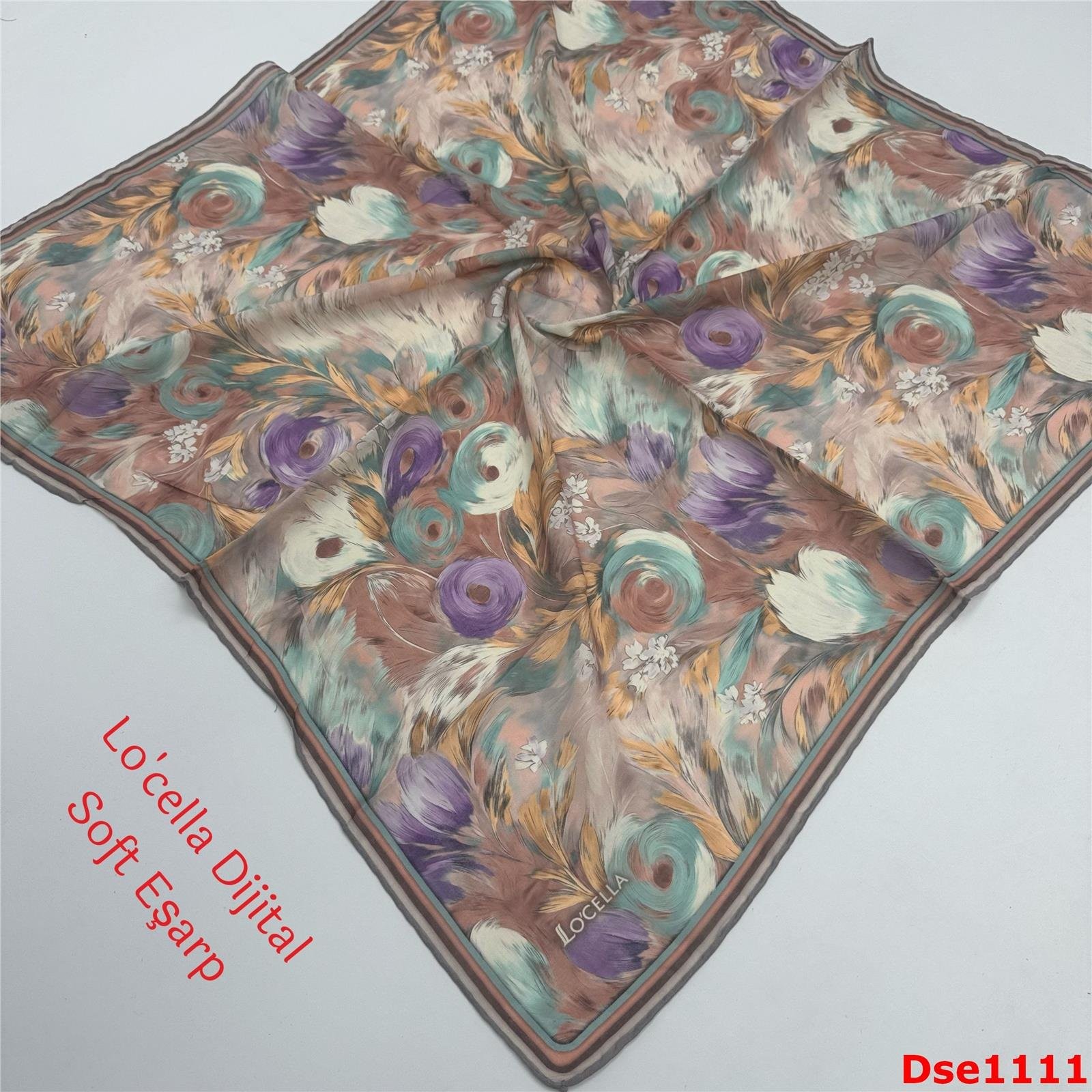P-119 Locella El Dikişli Soft Eşarp