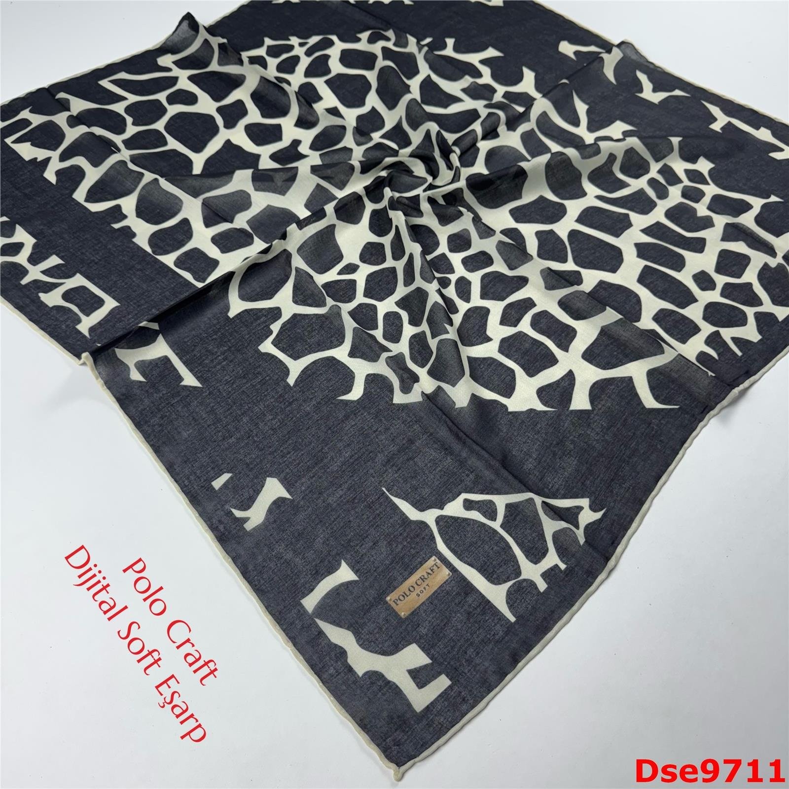 T-071 Polo Craft Dijital Soft Eşarp