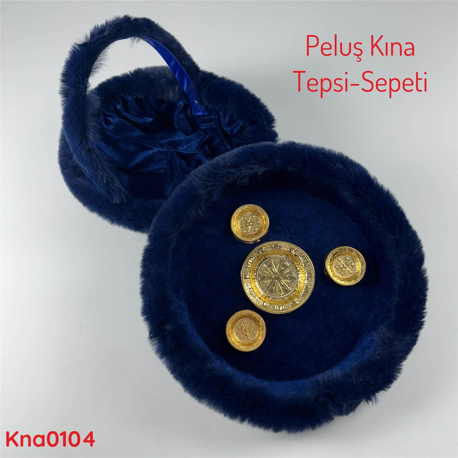 ZV-060 Peluş Kına Tepsi&Sepeti