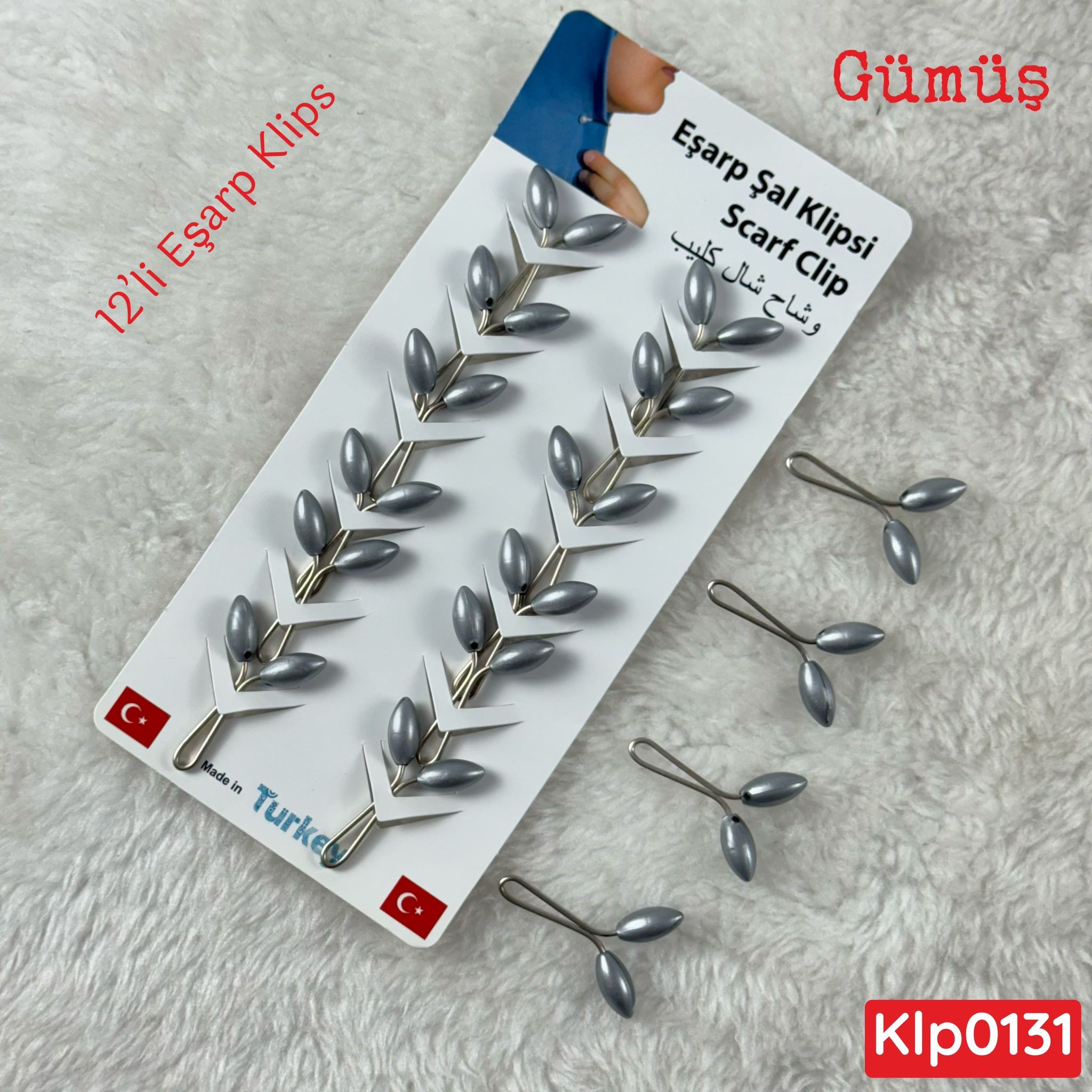 ZD-111 Klips 12 Adet
