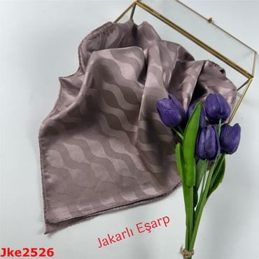 RA-120 Jakarlı İpeksi Eşarp