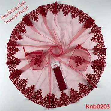 ZV-114 Kına Örtü Seti Yuvarlak Model