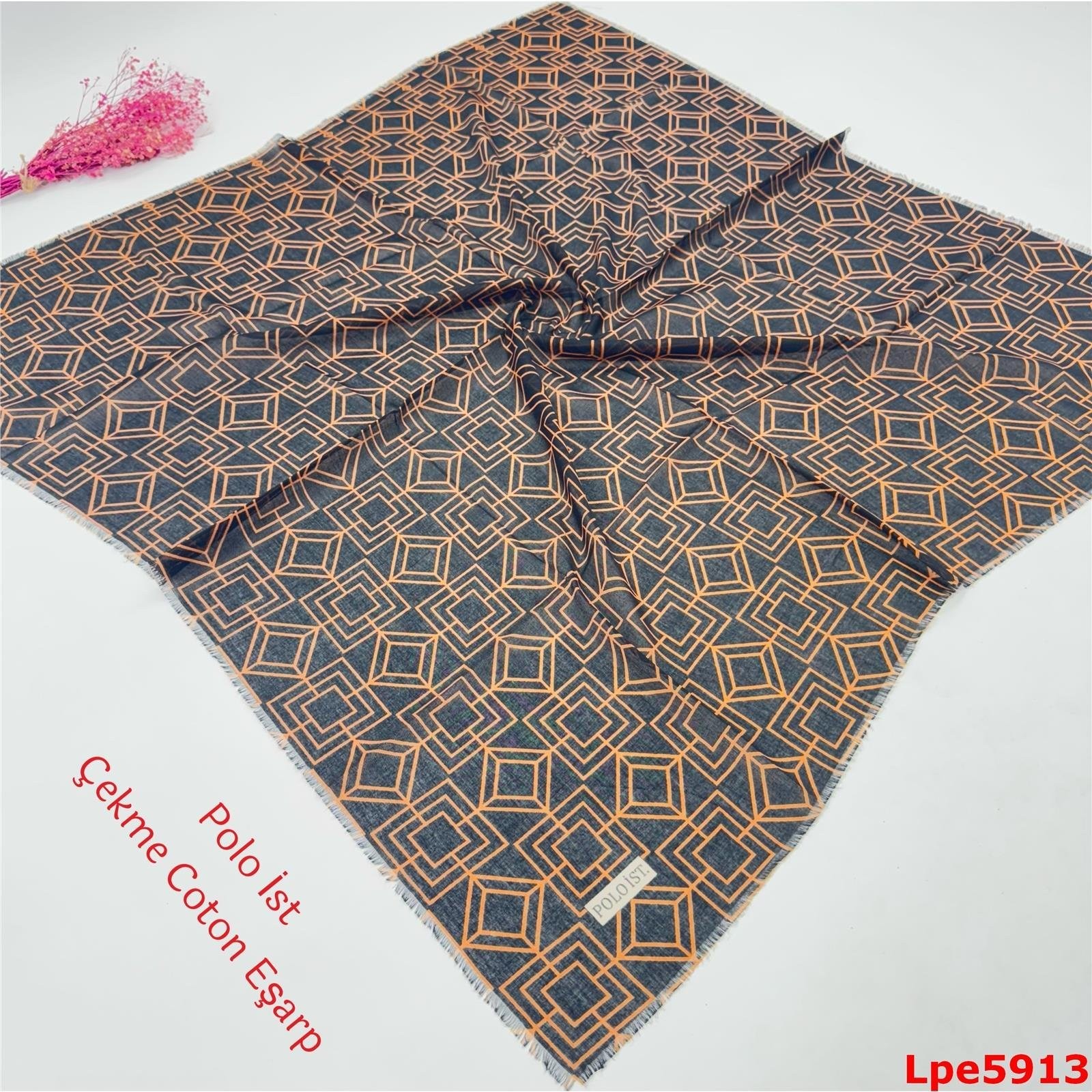 O-114 Polo İst Çekme Coton Eşarp