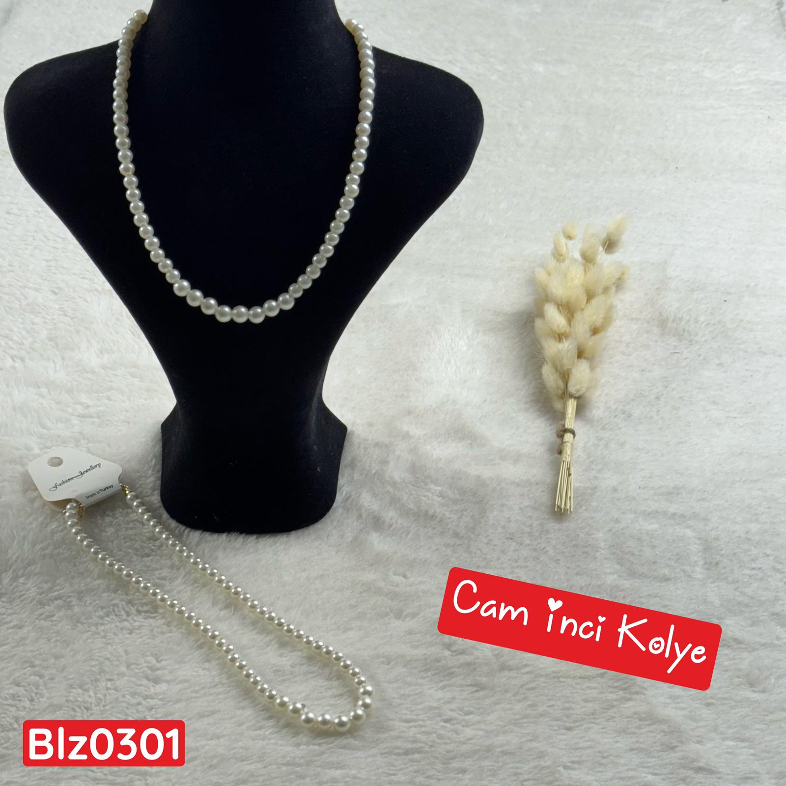 ZZ-300 10 Cam İnci Kolye