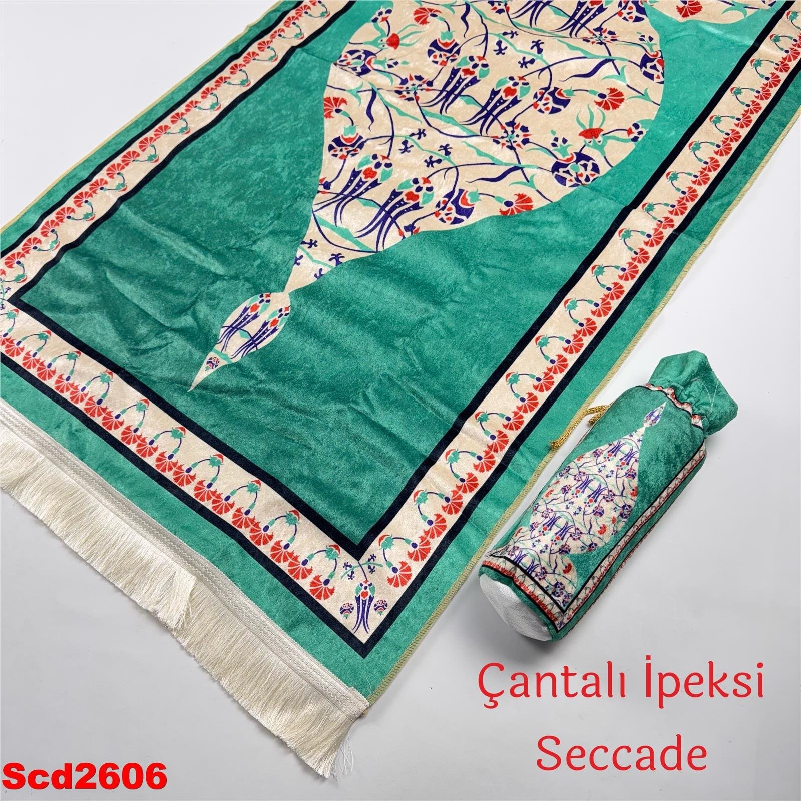 UC-125 Çantalı İpeksi Seccade