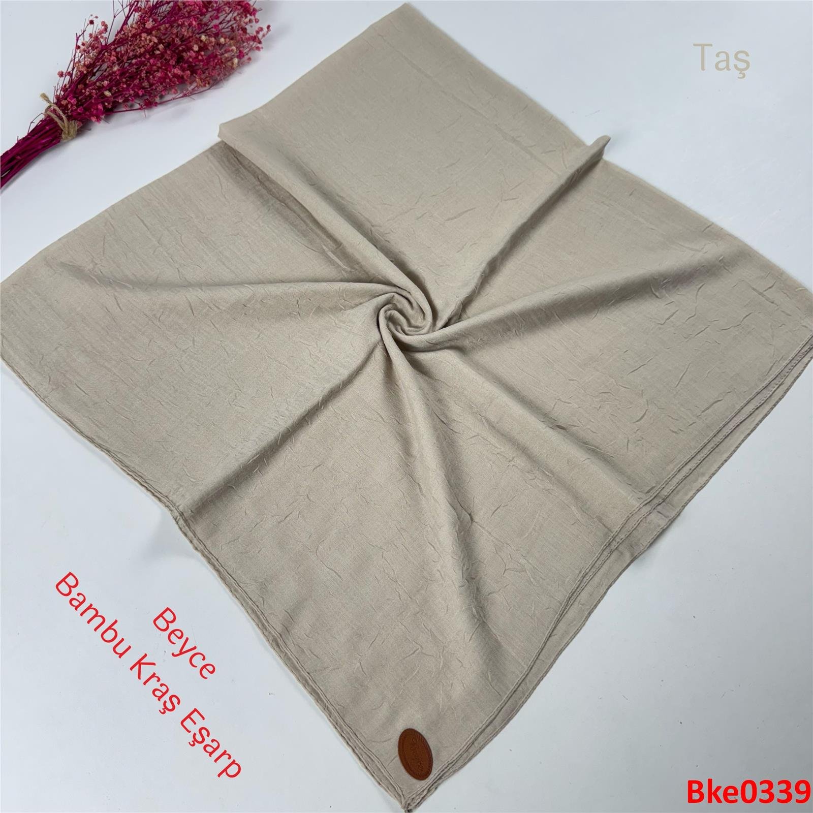 T-065 Beyce Bambu Kraş Eşarp