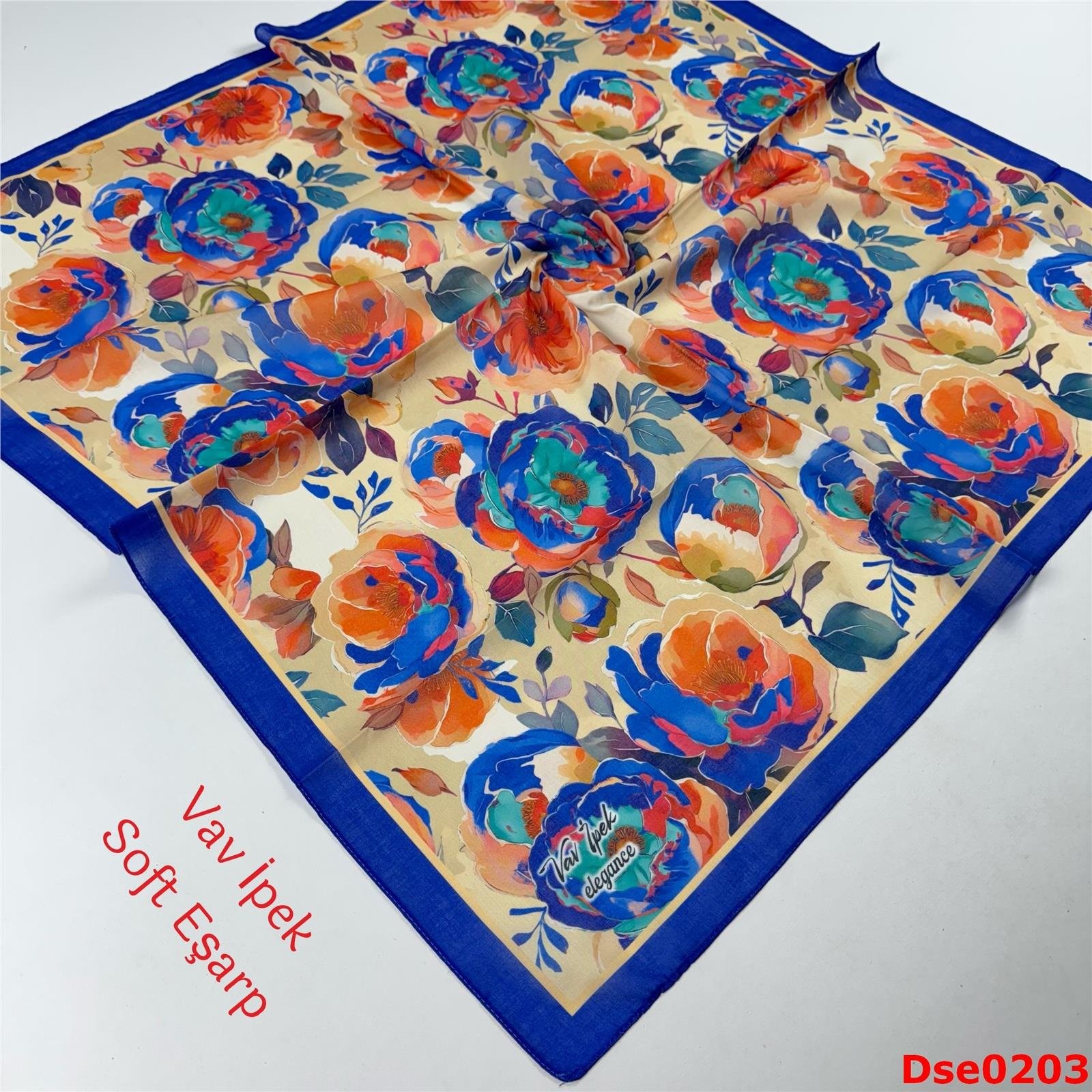 R-028 Vav İpek Soft Eşarp
