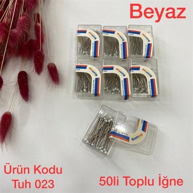 S-014 50'li Toplu İğne (Beyaz) 023