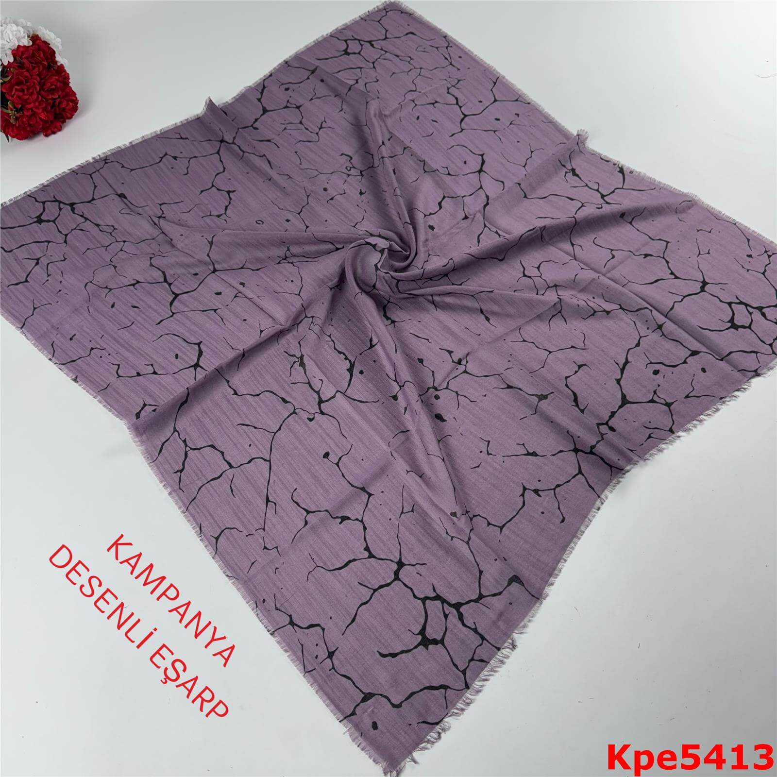 ZK-057 Kampanya Desenli Eşarp