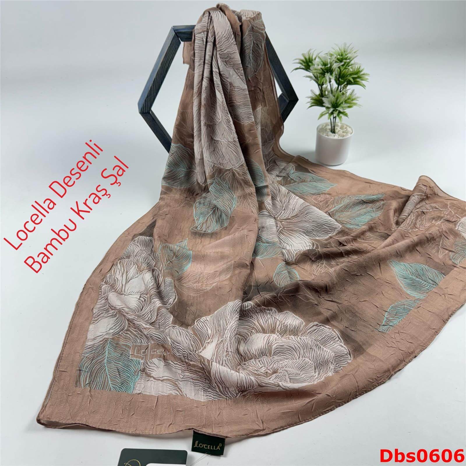 ZC-114 Locella Desenli Bambu Kraş Şal