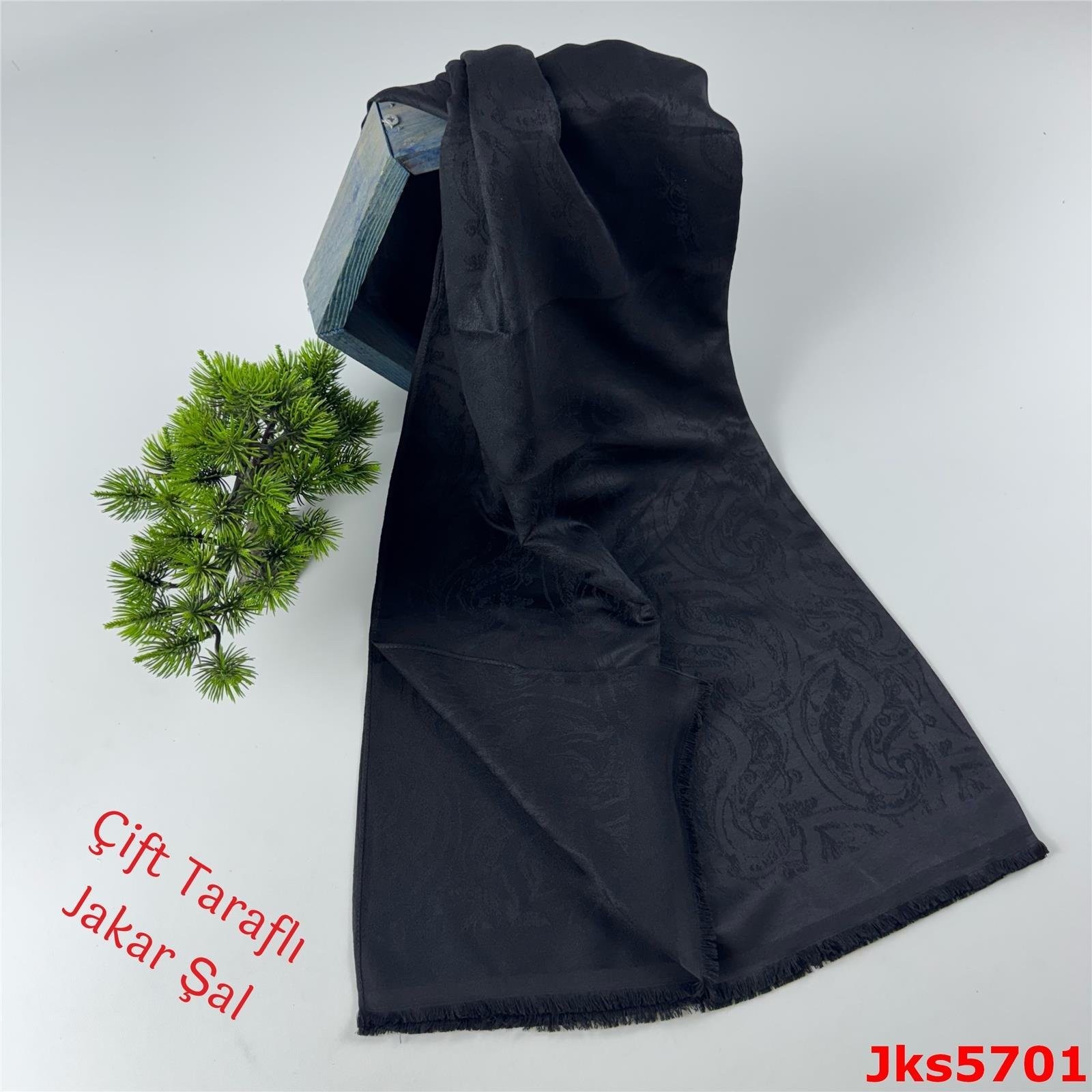 U-036 Çift Taraflı Jakarlı Şal