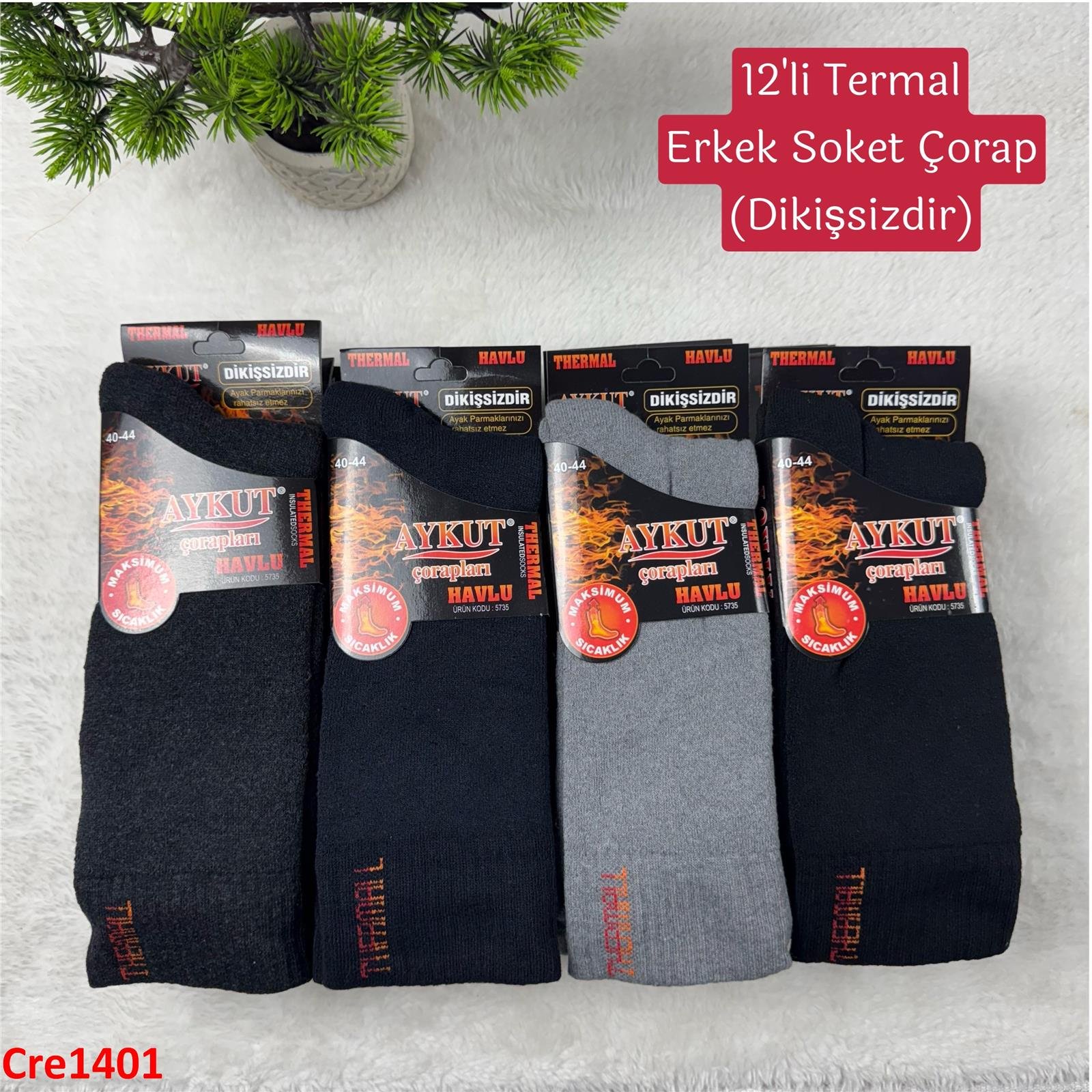 ZV-111 Termal Soket Çorap 12 Adet
