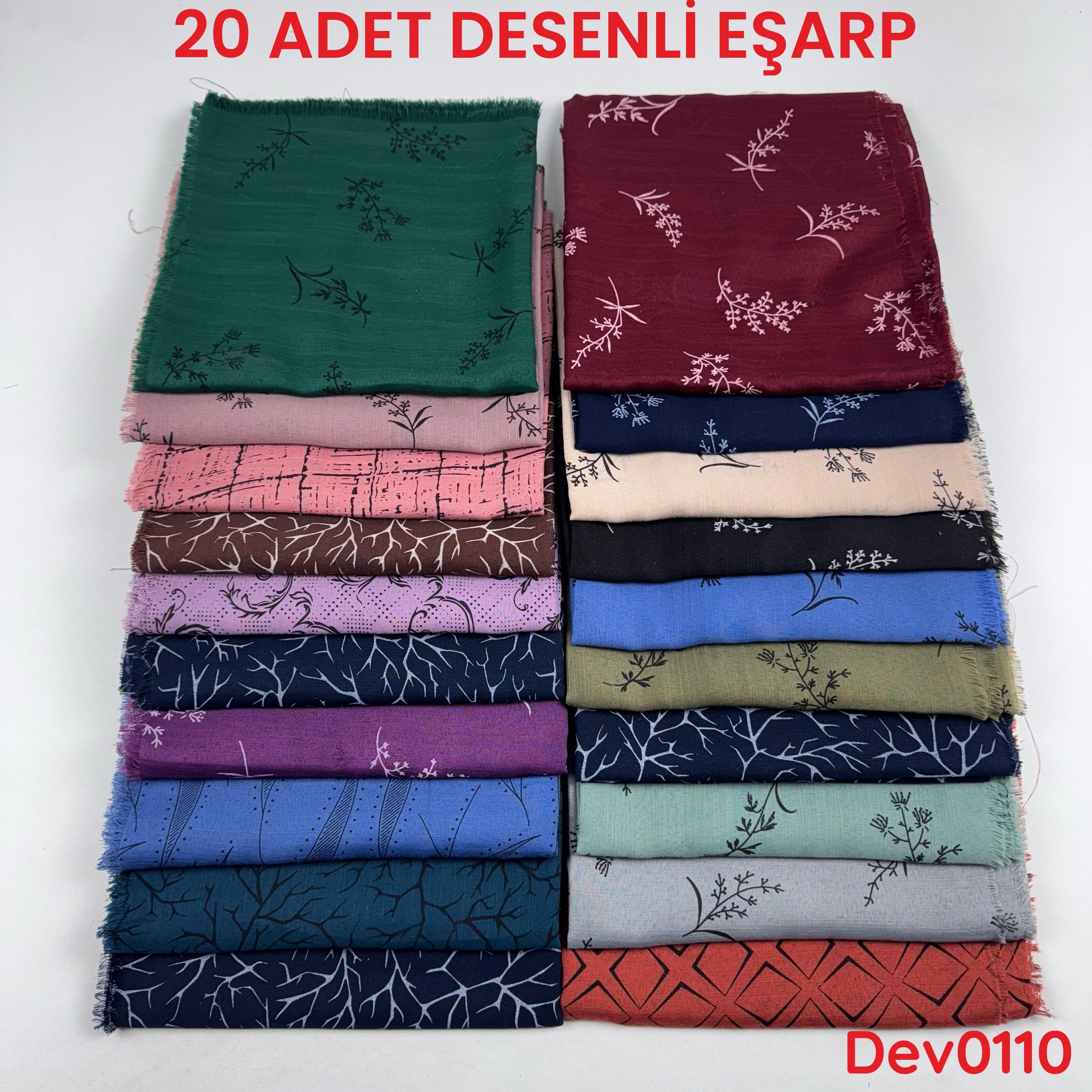 KAMPANYA.. 20 Adet Desenli Eşarp