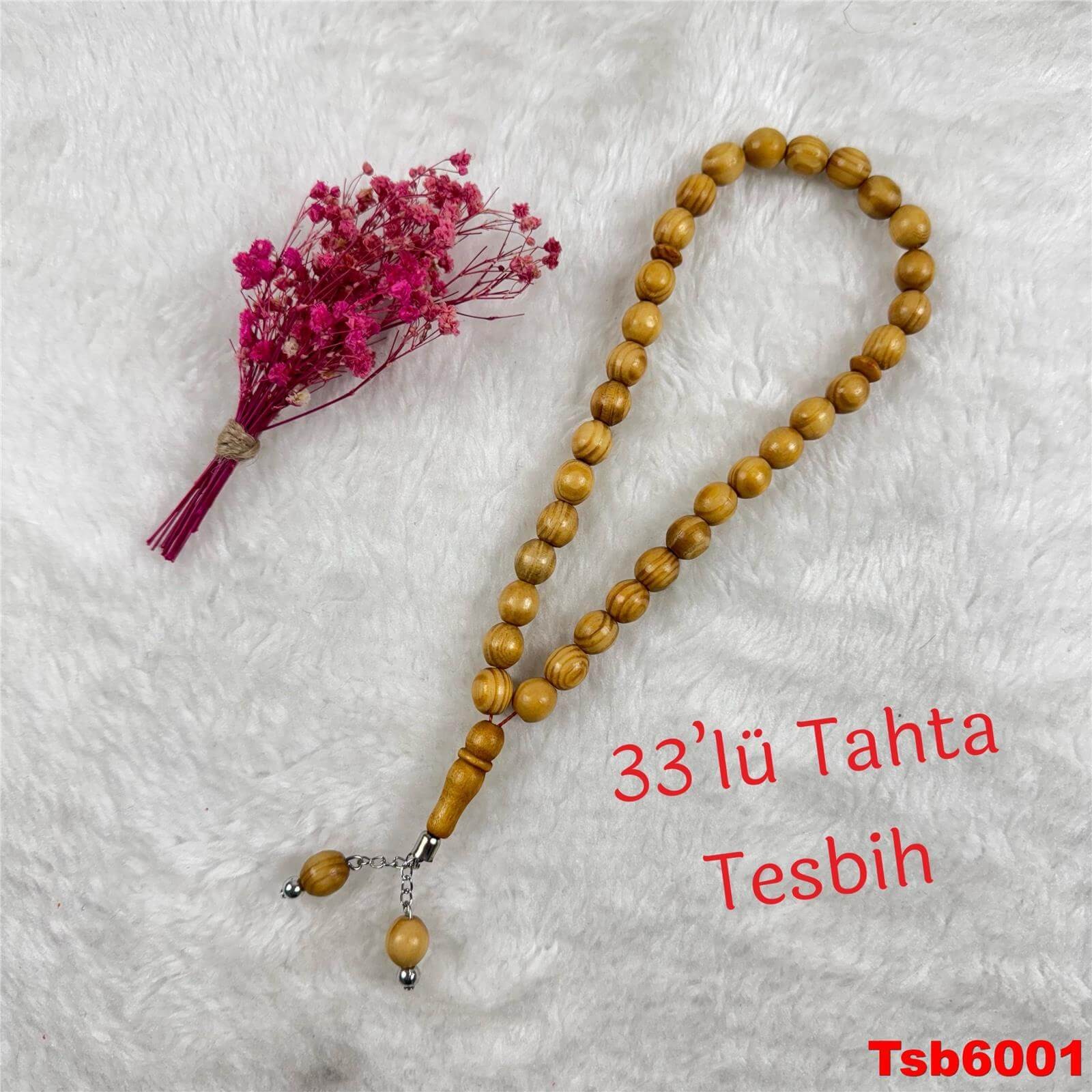 V-300 33'lü Tahta Tesbih