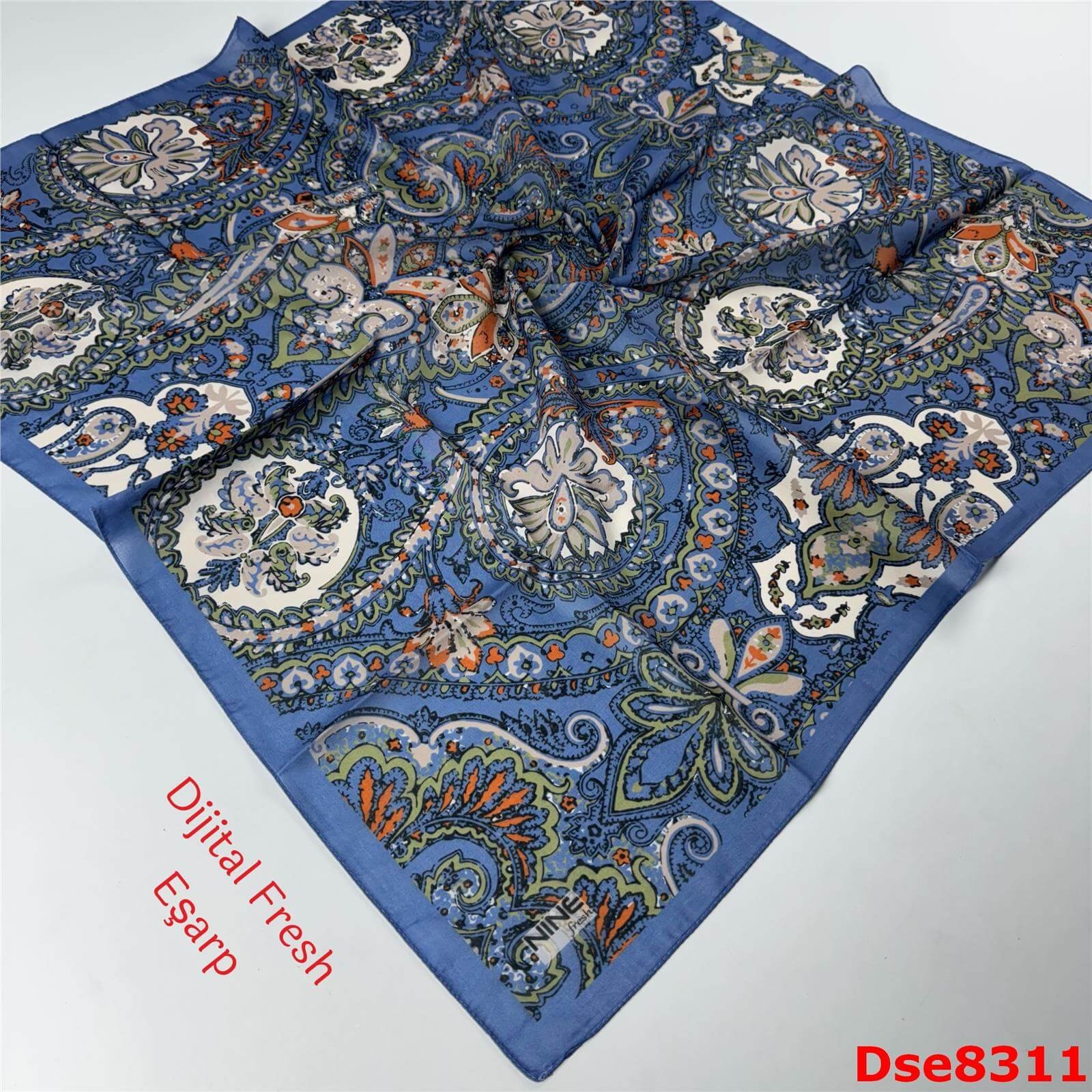 S-097 Dijital Fresh Eşarp