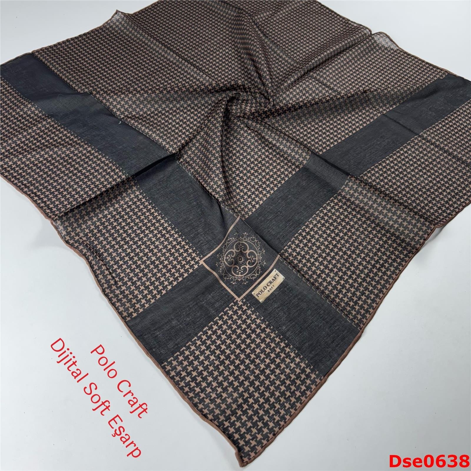 L-027 Polo Craft Dijital Soft Eşarp