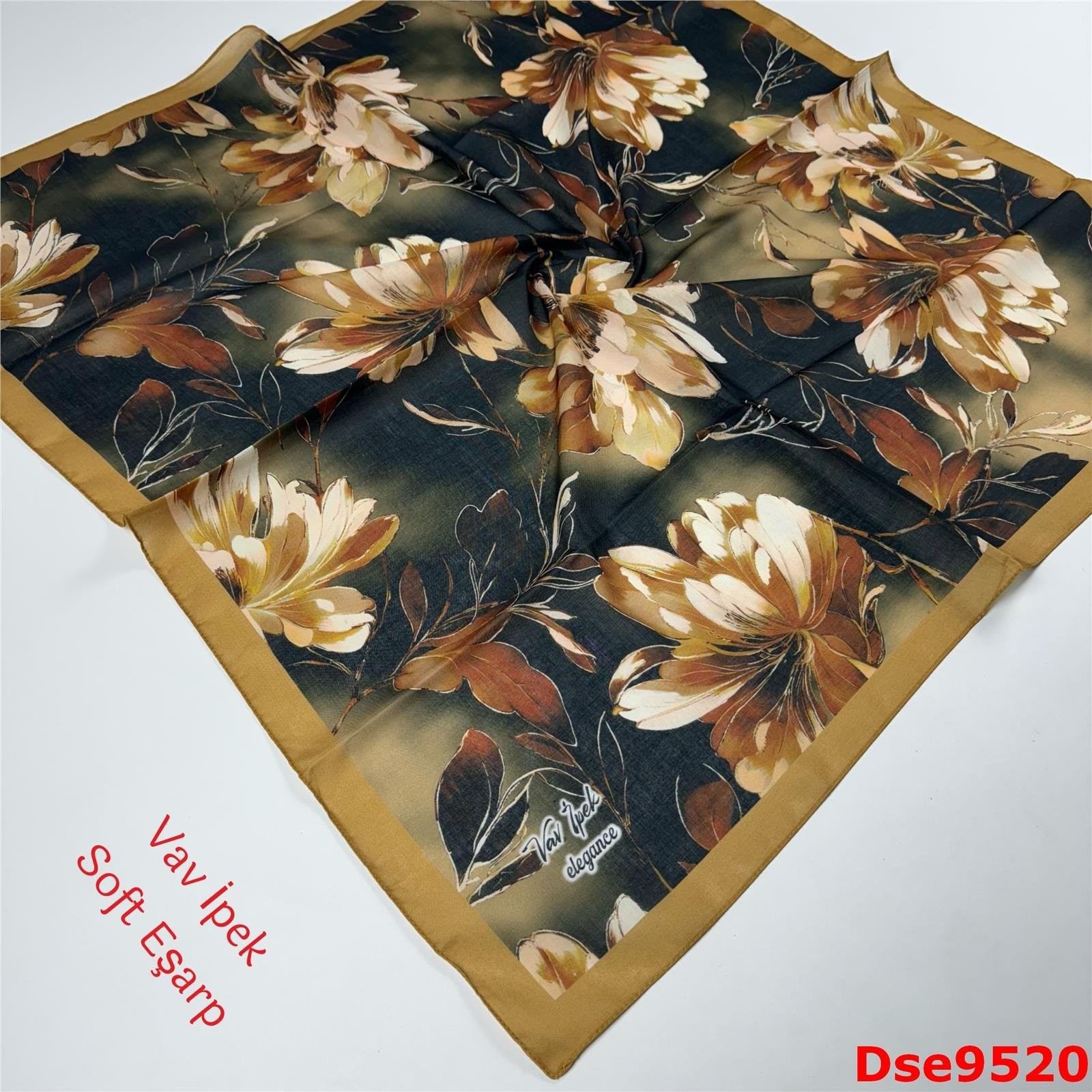 R-129 Vav İpek Soft Eşarp