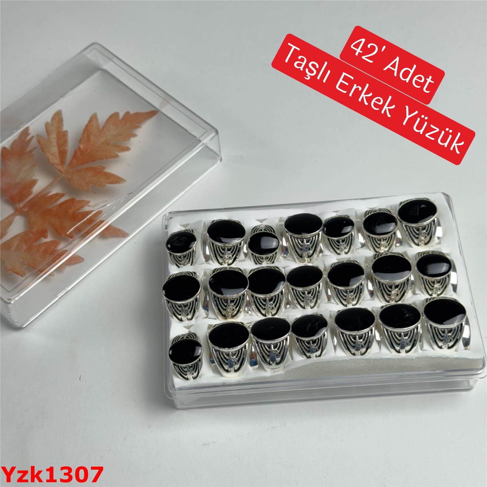 ZN-013 42lı Taşlı Erkek Yüzük