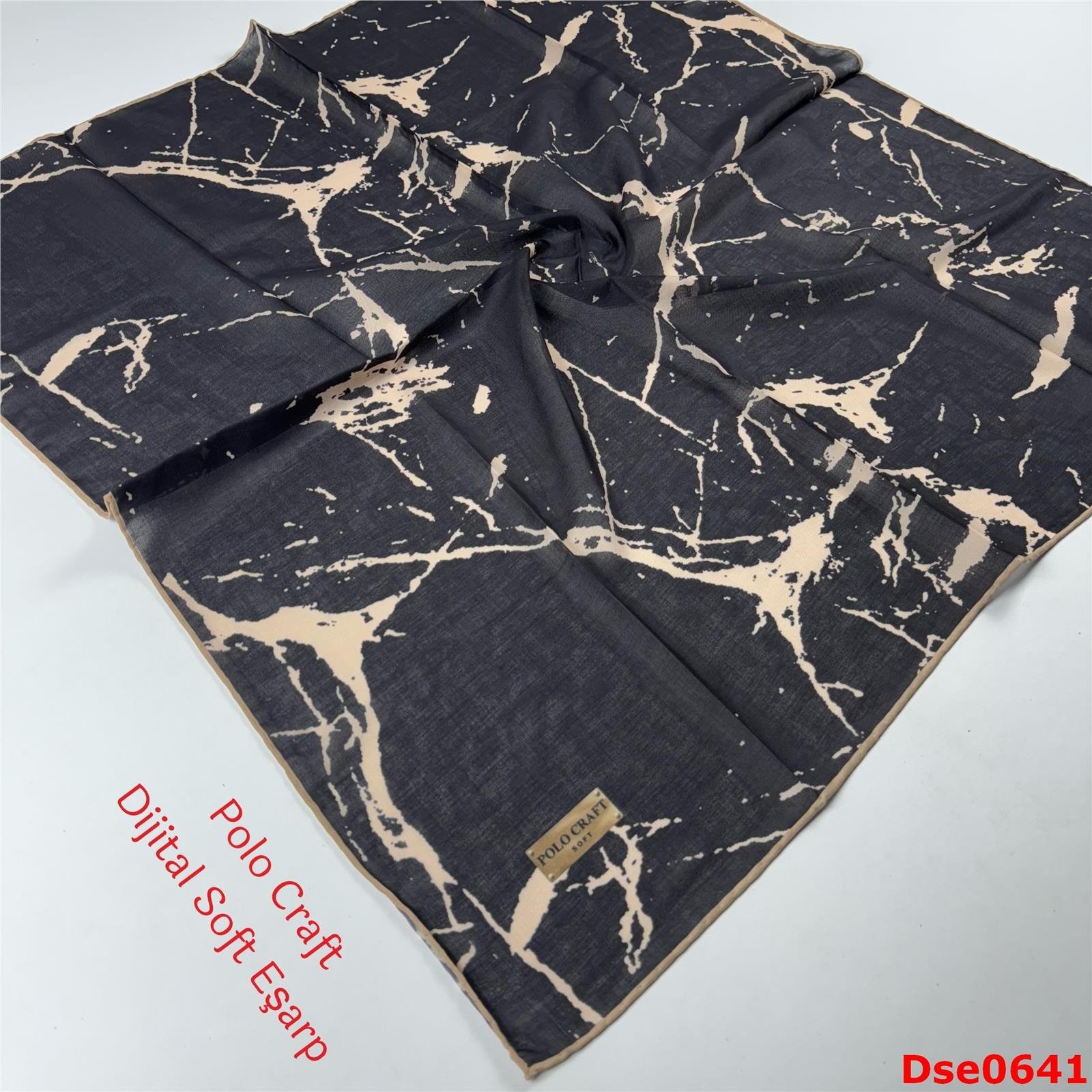 L-030 Polo Craft Dijital Soft Eşarp
