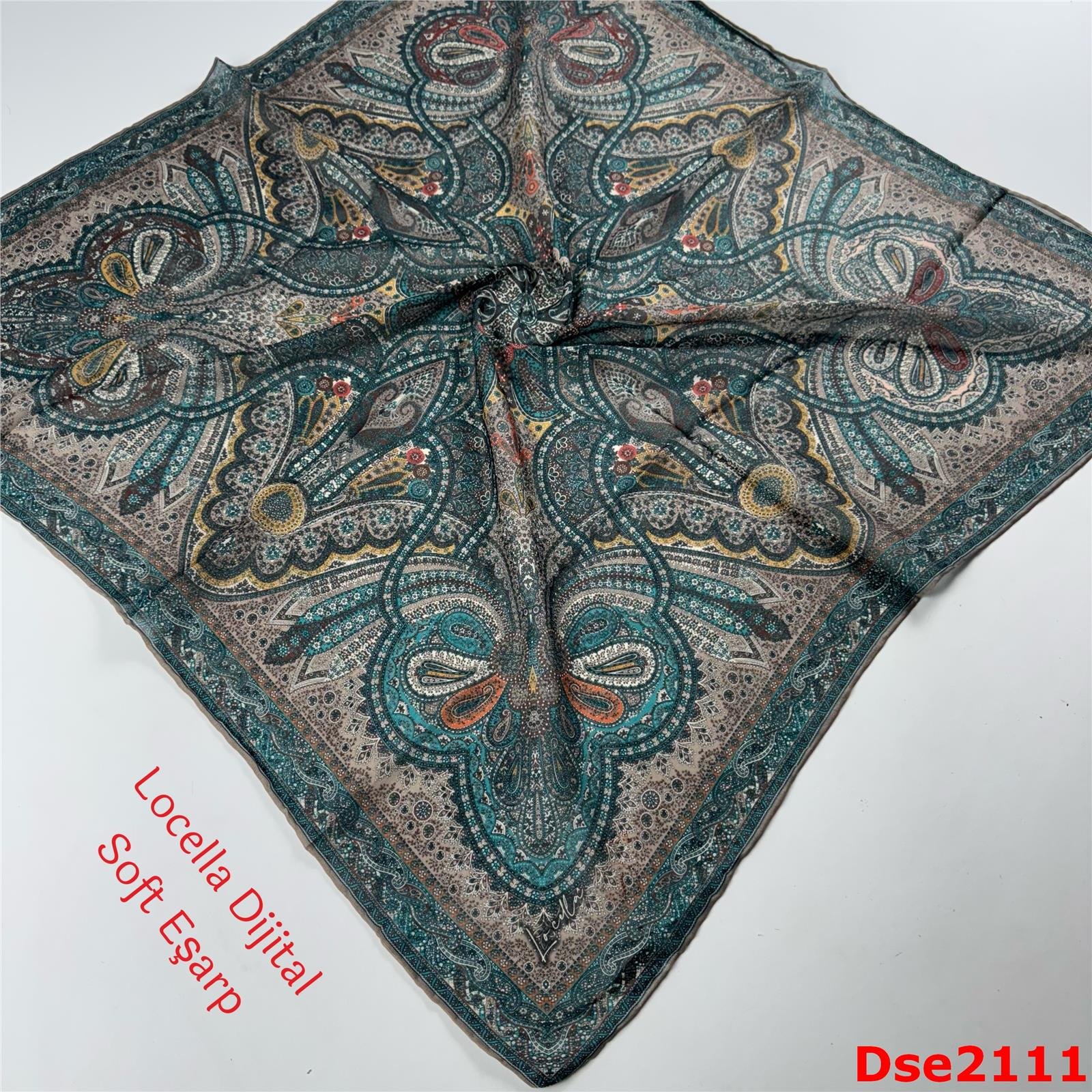 R-062 Locella El Dikişli Soft Eşarp