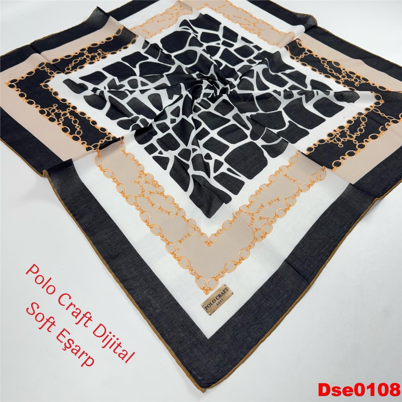 P-091 Polo Craft Dijital Soft Eşarp