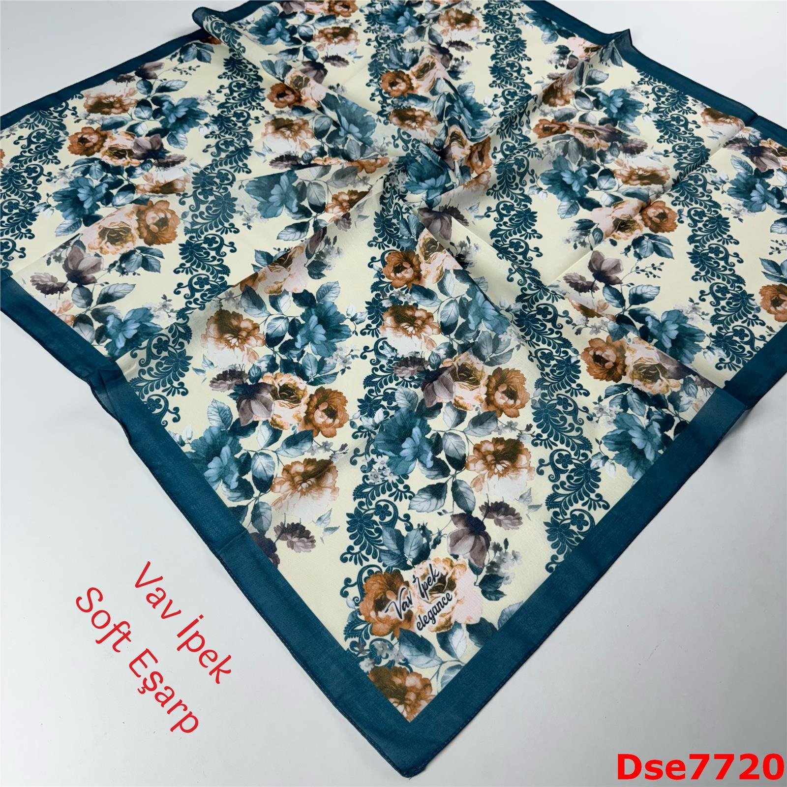 S-144 Vav İpek Soft Eşarp