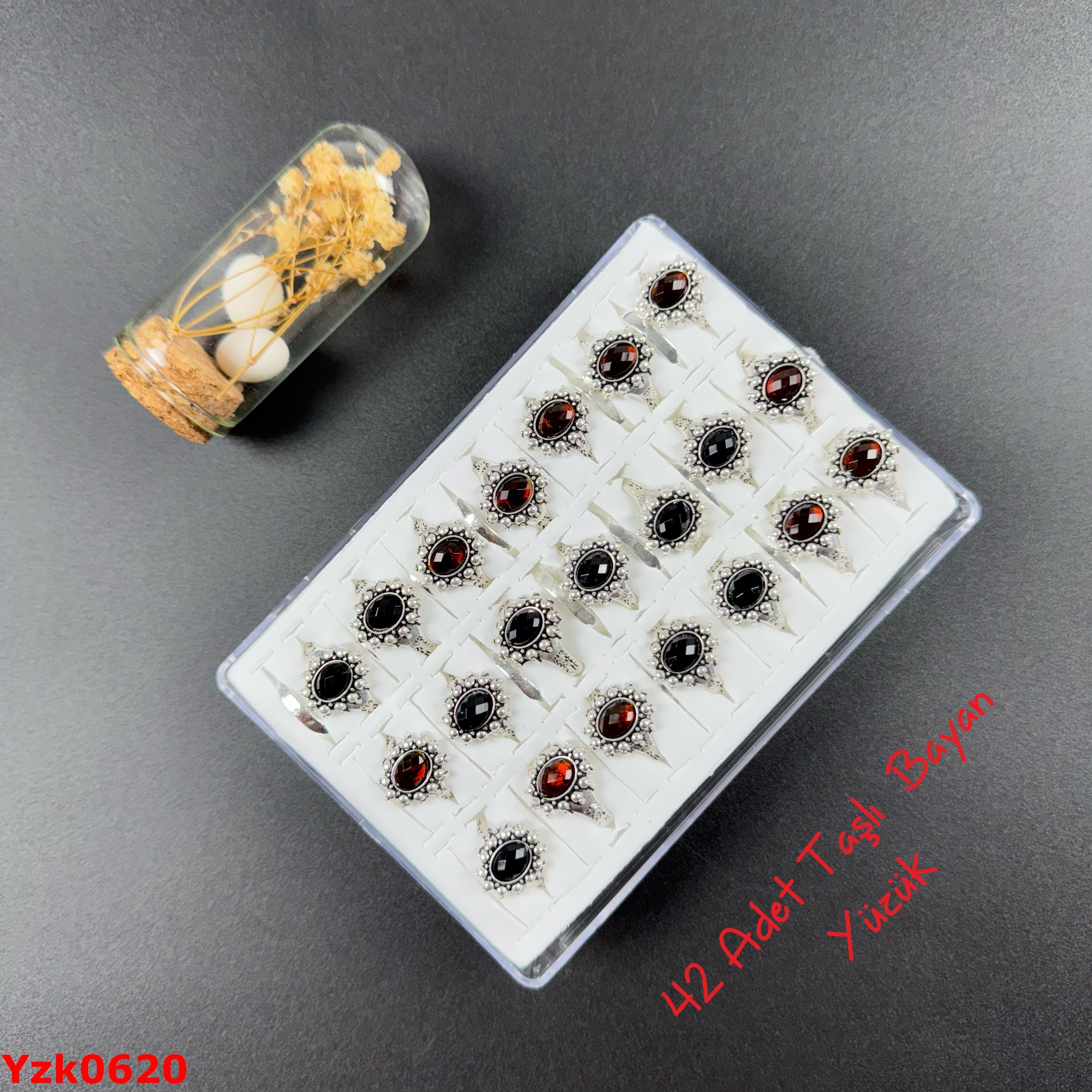 ZN-144 42li Taşlı Bayan Yüzük