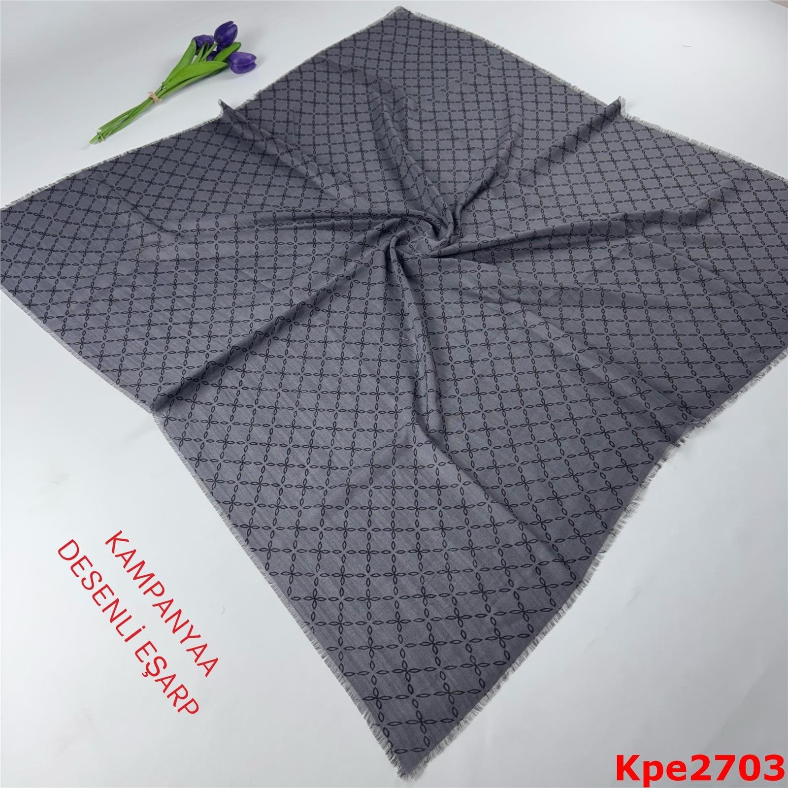 ZK-111 Kampanya Desenli Eşarp