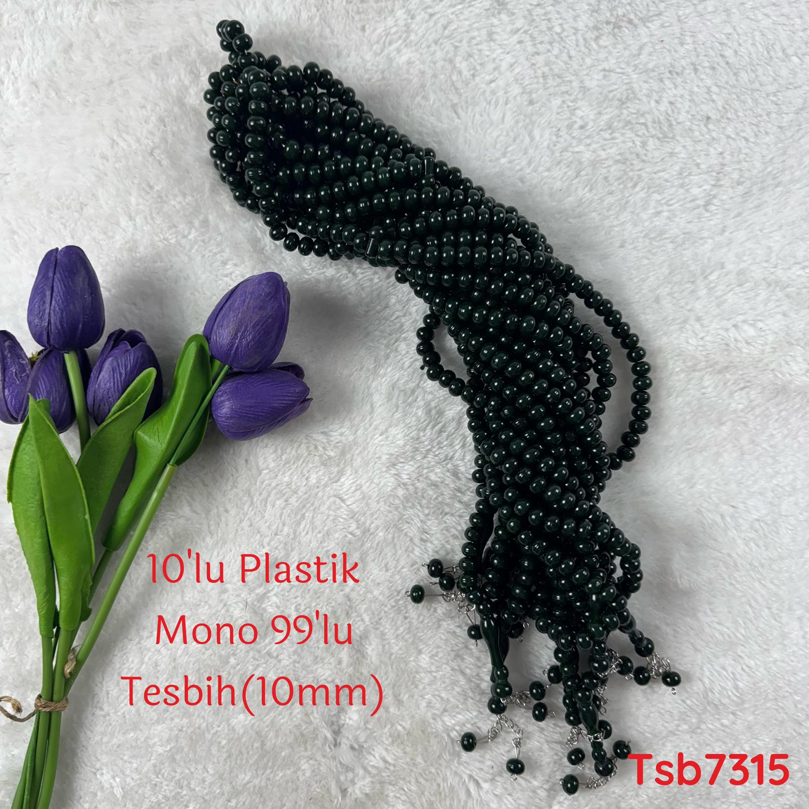 ZZ-050Plastik Mono 99lu Tesbih(10mm)