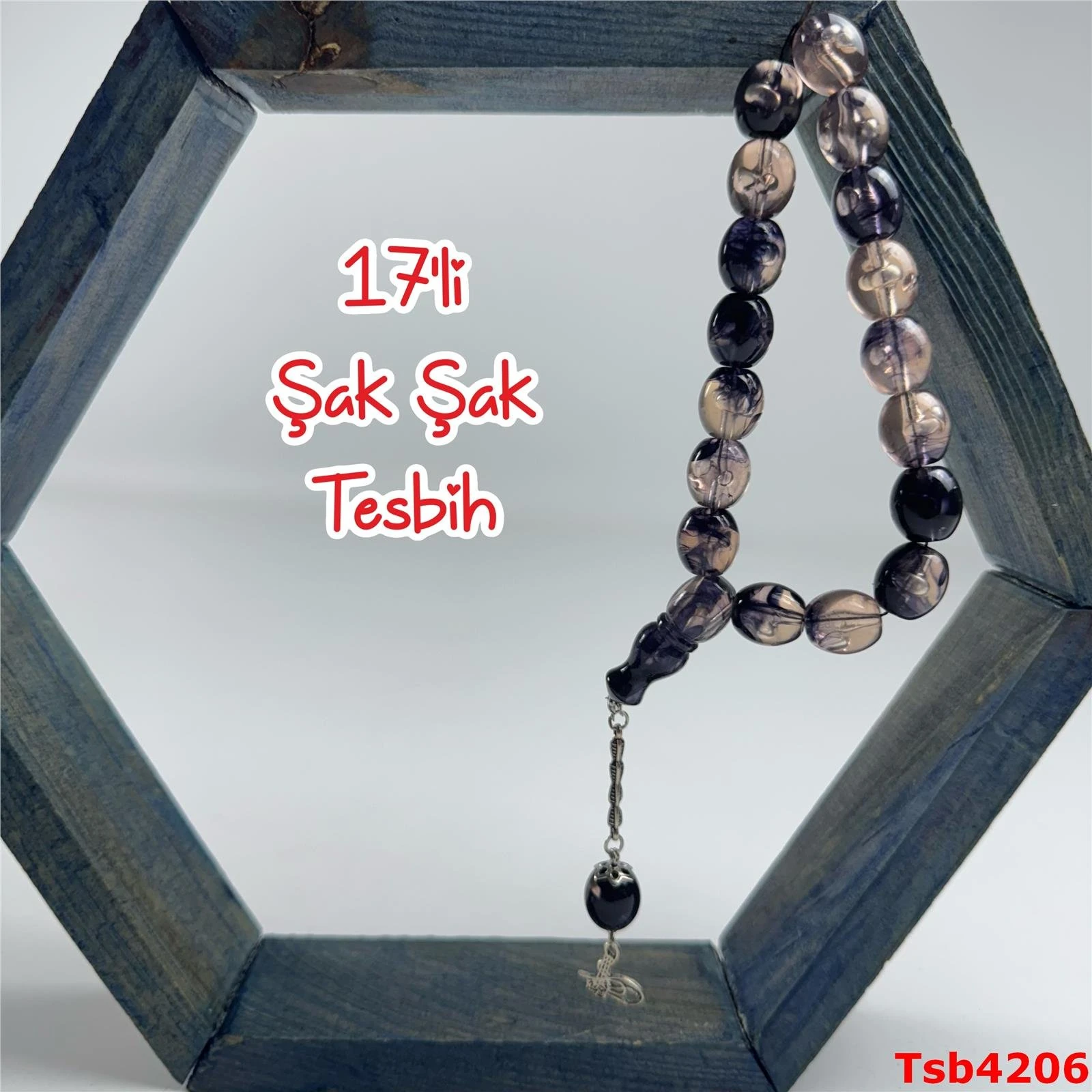 ZZ-243  17'lİ Şak Şak Erkek Tesbih
