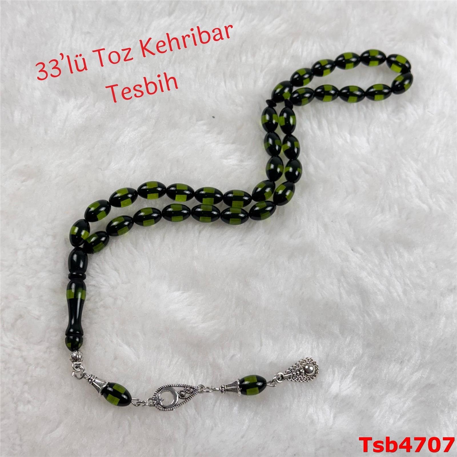 V-336 33'lü Toz Kehribar Tesbih