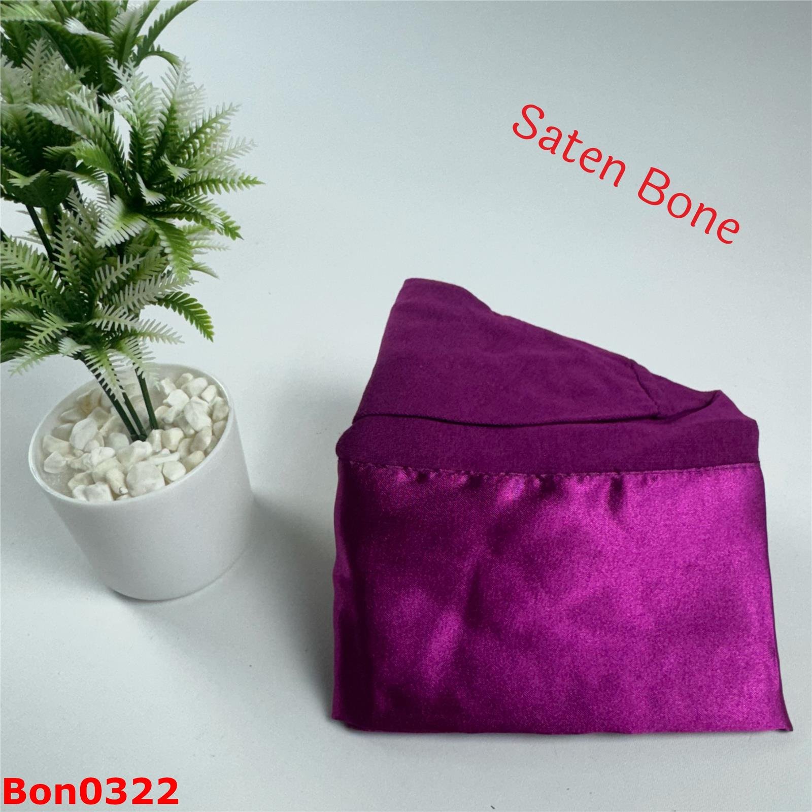 A-877 Bağlamalı Saten Bone