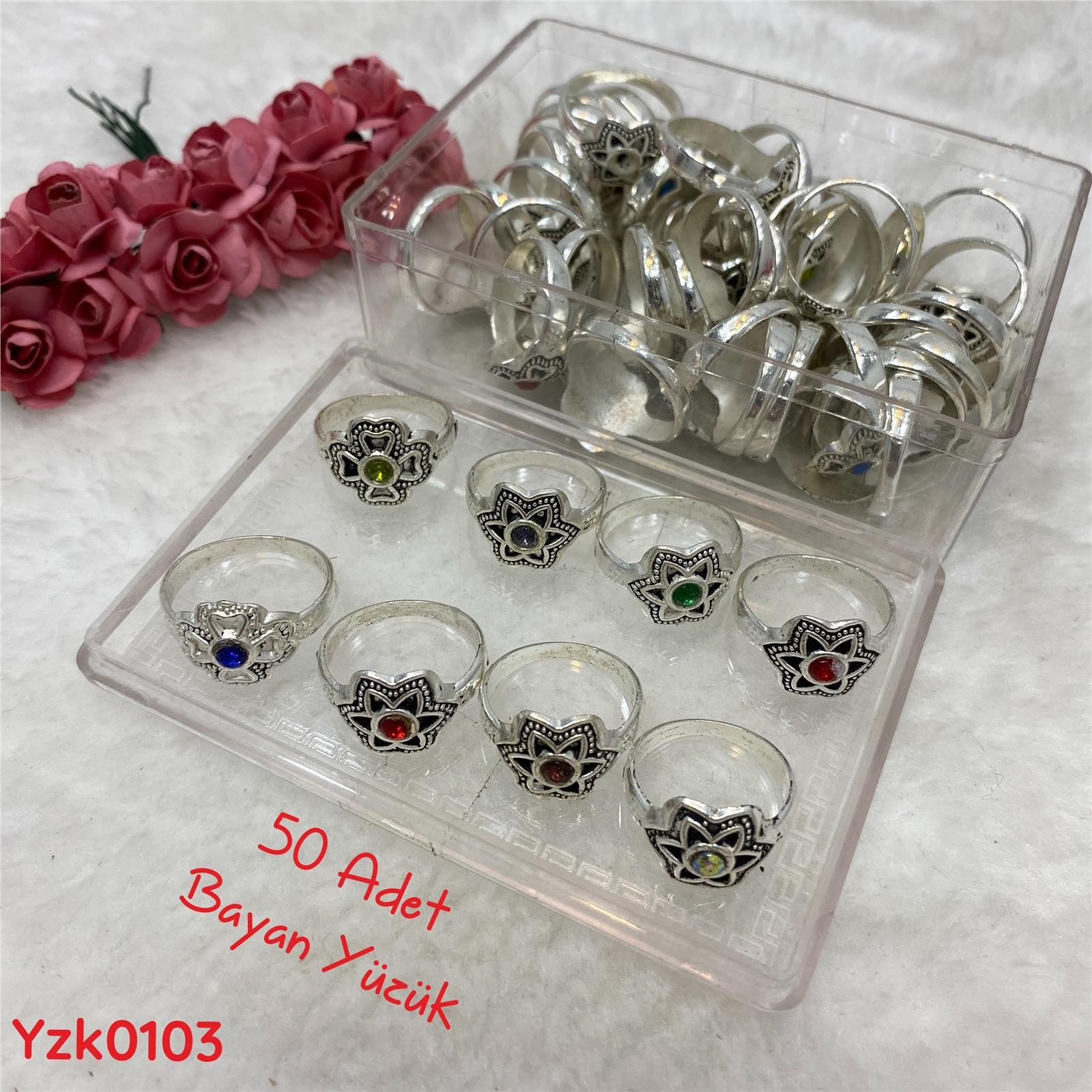 ZN-0127 50'li Bayan Yüzük